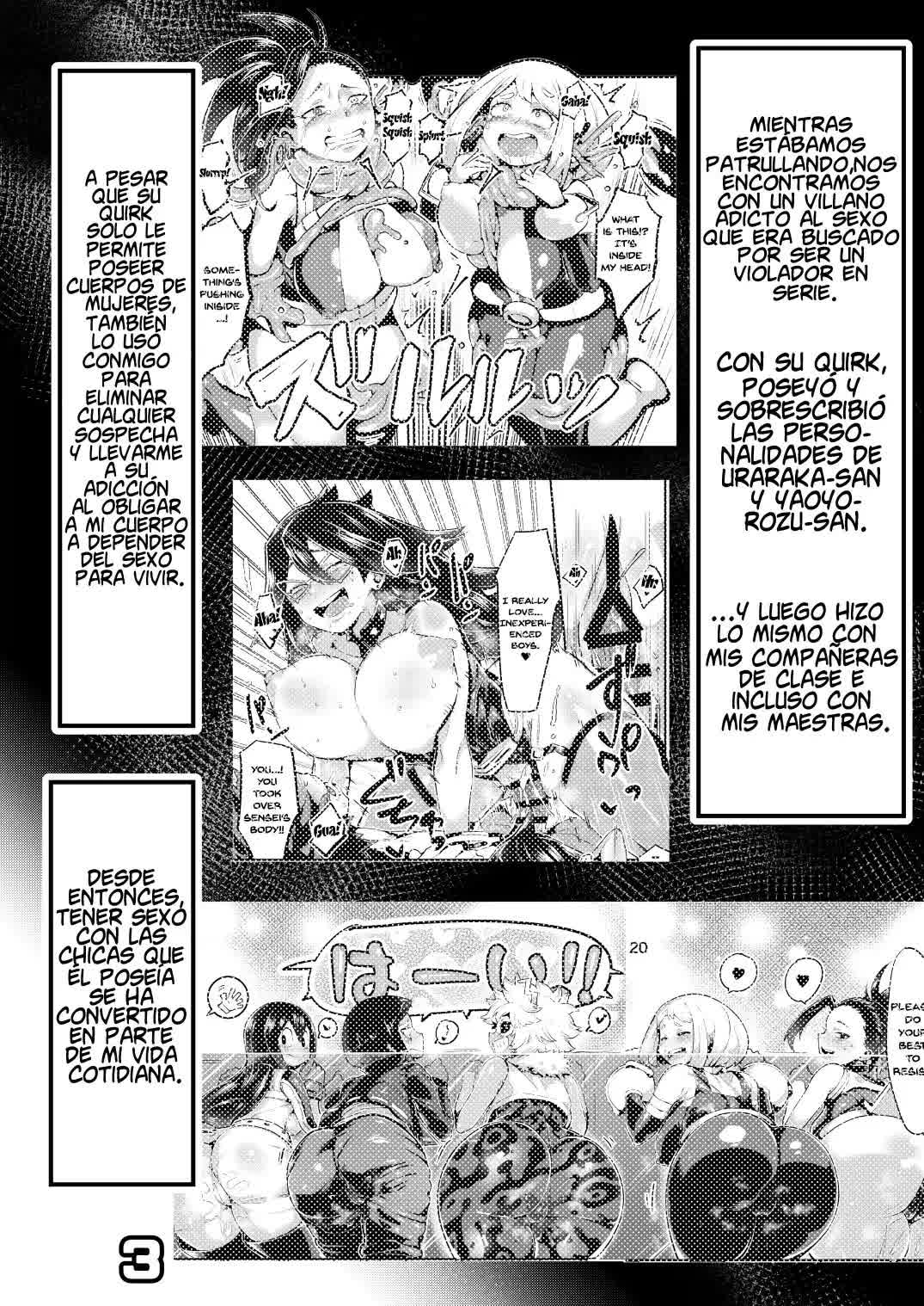 Boku to Nottori Villain Nakademia Vol. 3 - Mi cuerpo ha sido poseido por un villano pervertido Vol. 3 Comic porno