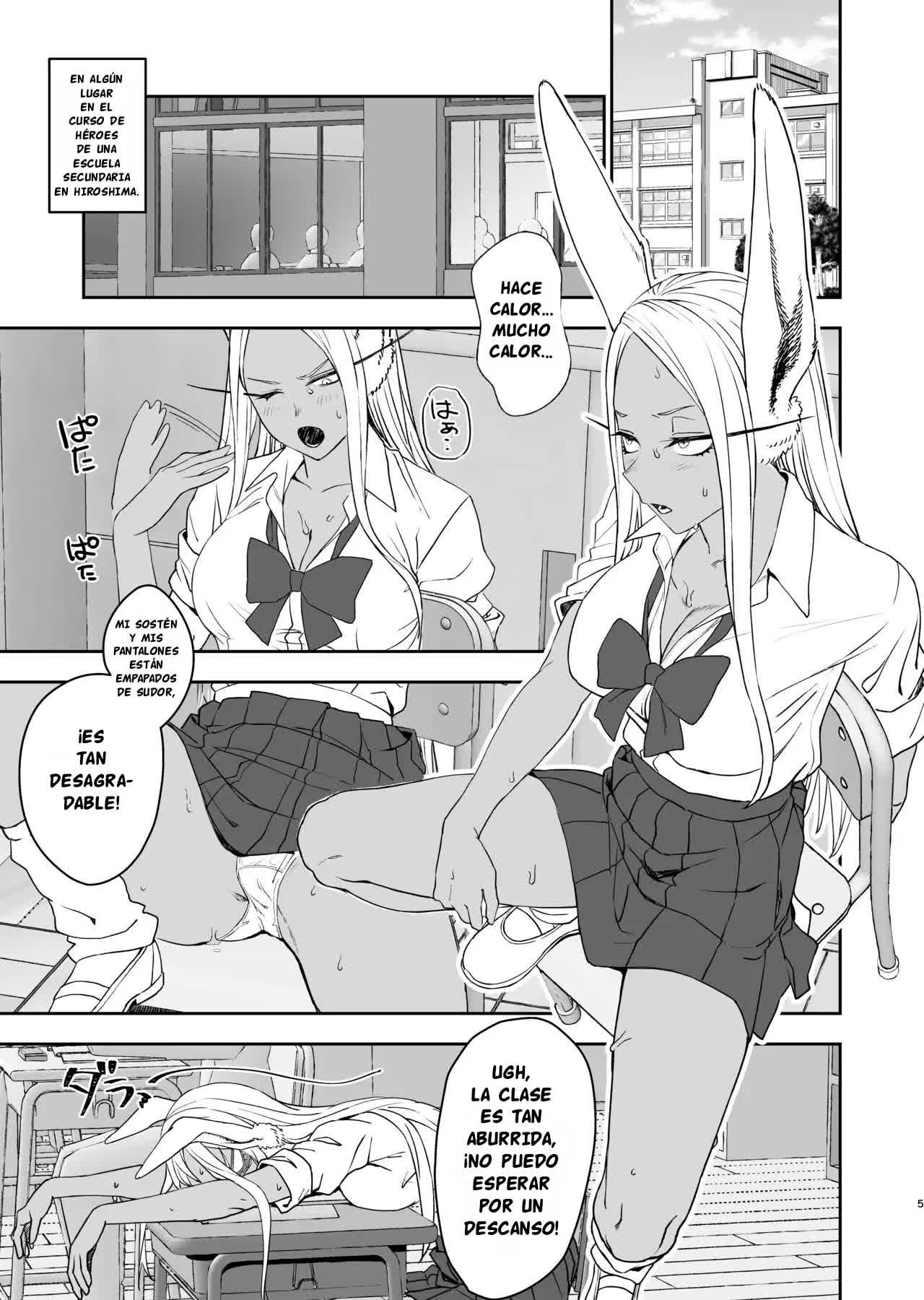 JK Mirko no Maruhi Training (Boku no Hero Academia) - El Entrenamiento Secreto de la Colegiala Mirko Comic porno