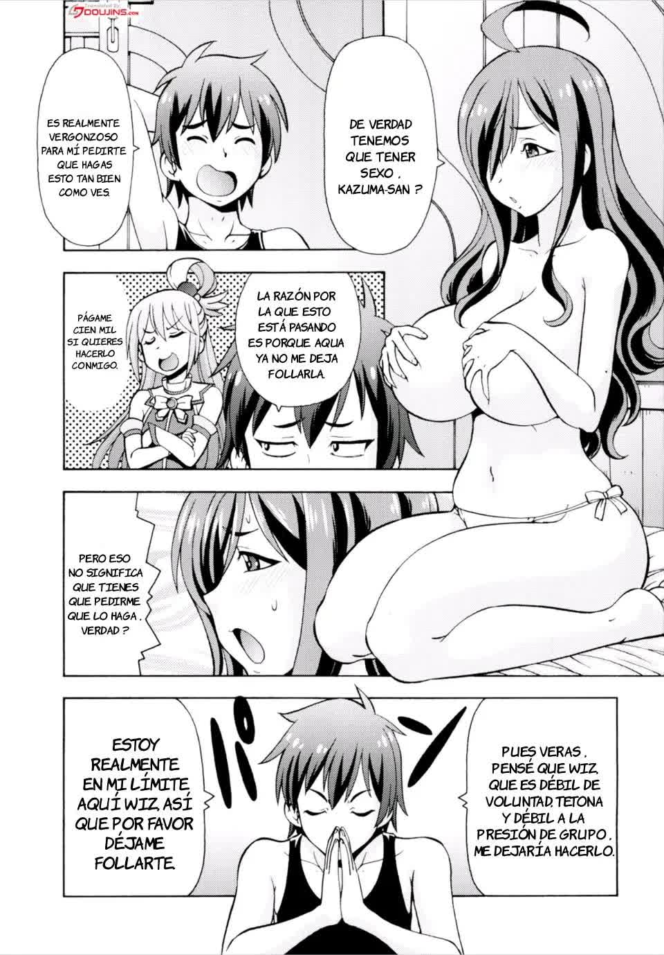 Ero Subarashii Sekai ni Nakadashi o! 3 Comic porno