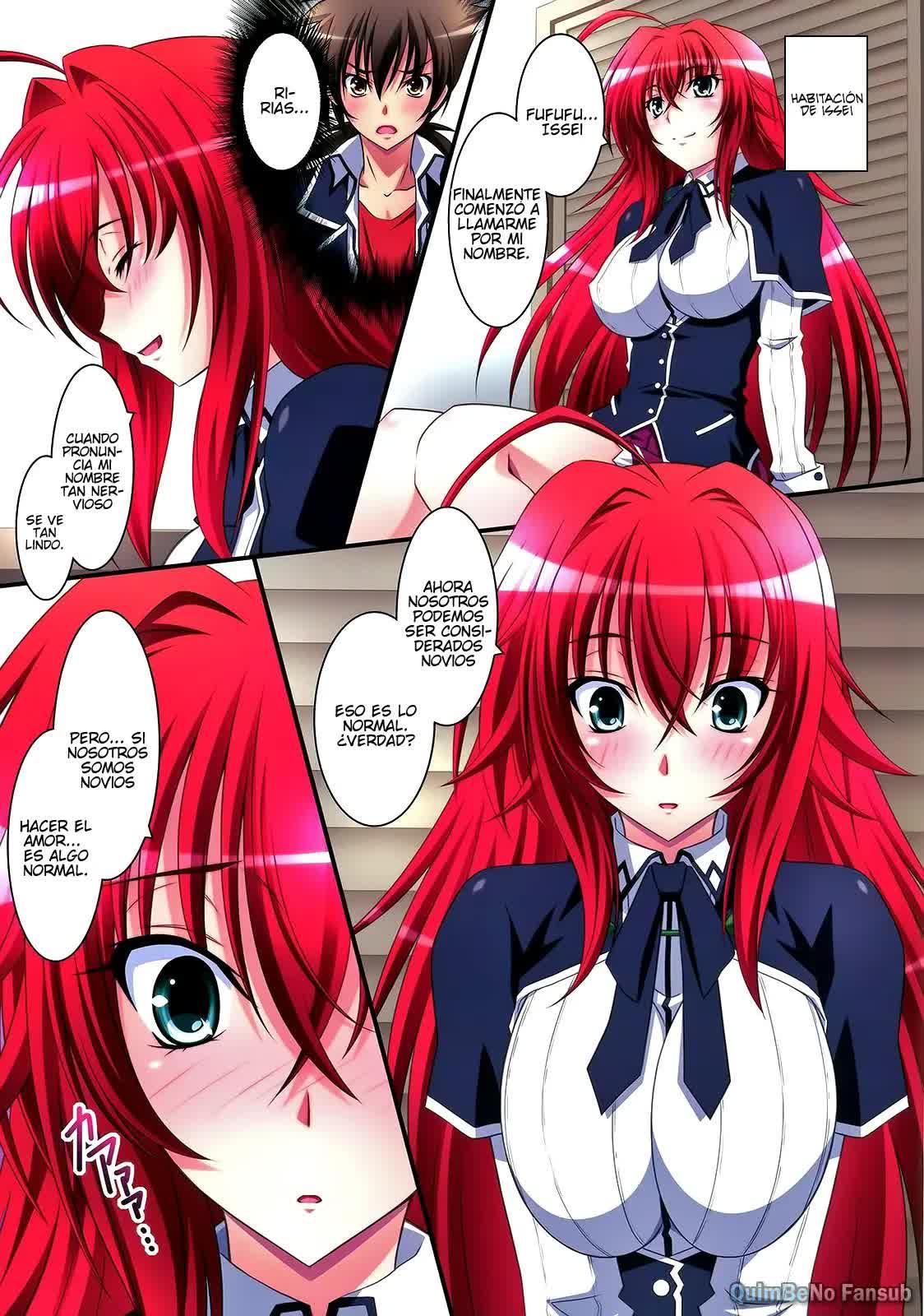 Scarlet princess Rias Daisuki! Comic porno