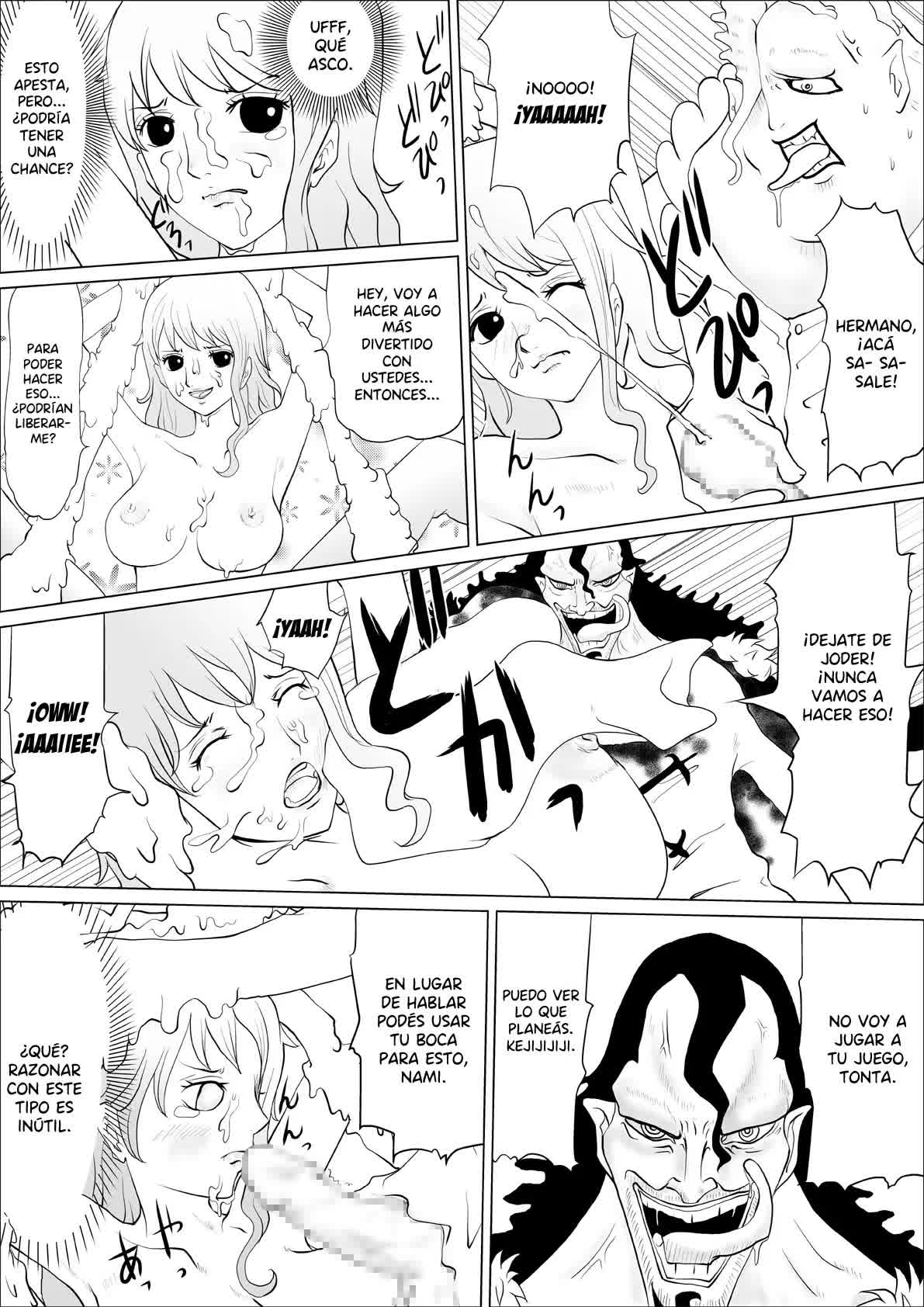 Caribou Coribou no Nami Ijiri - Si Caribou y Coribou atraparan a Nami Comic porno