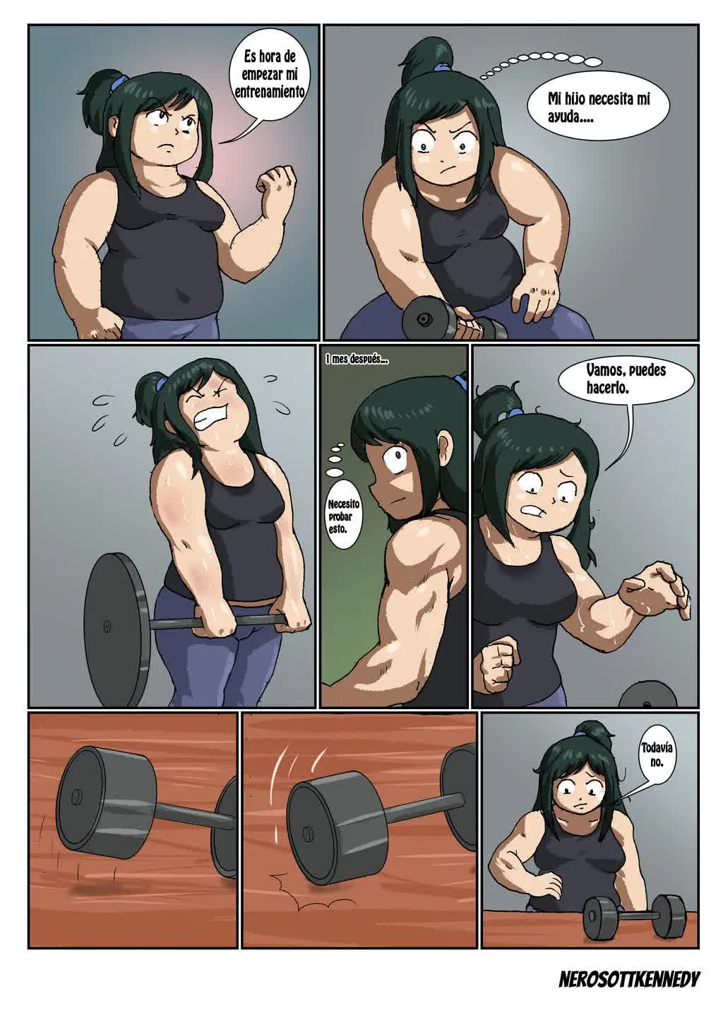 Strong mom Comic porno