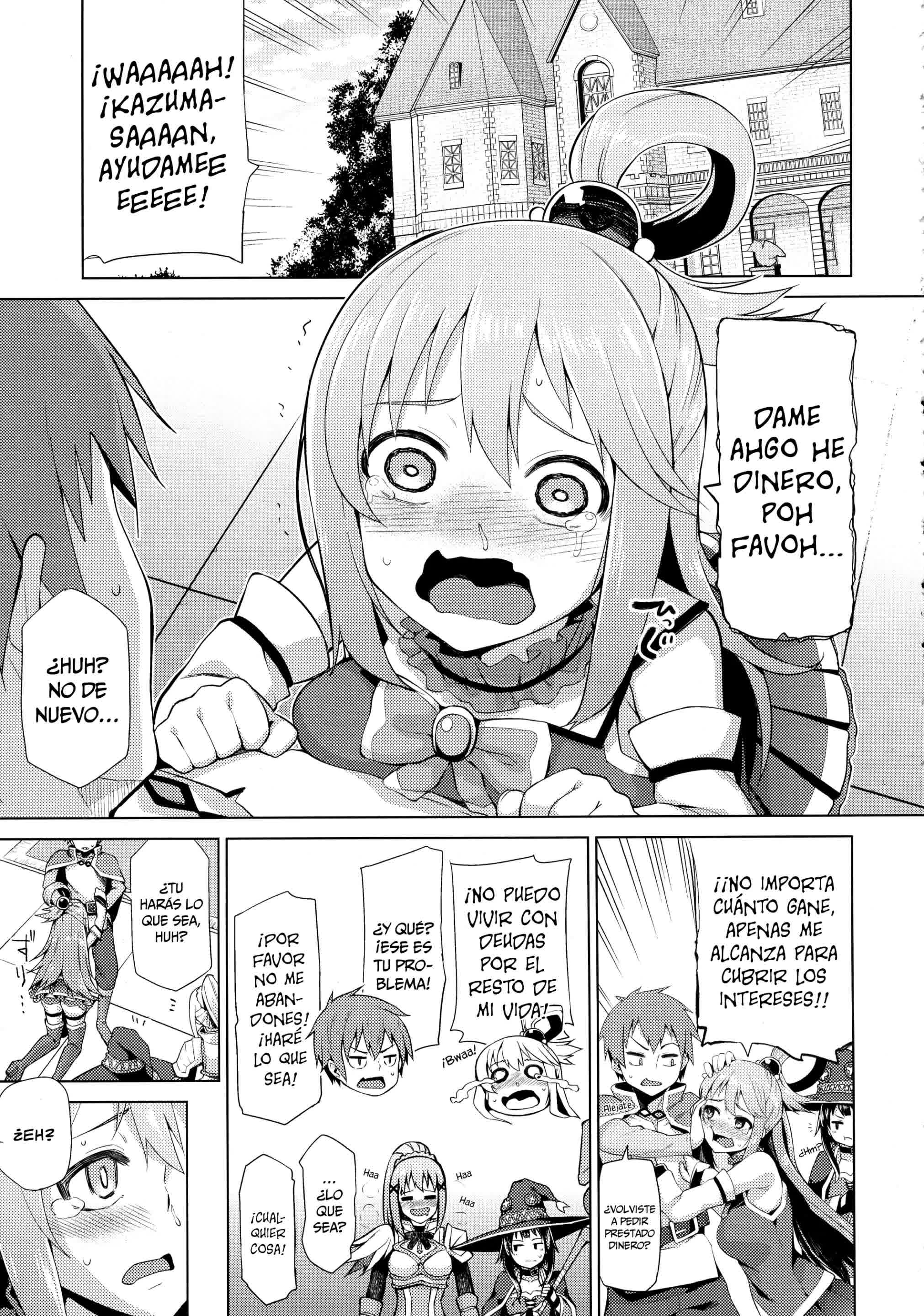 Damegami-sama no Succubus Beit! - Aqua's saccubus job Comic porno