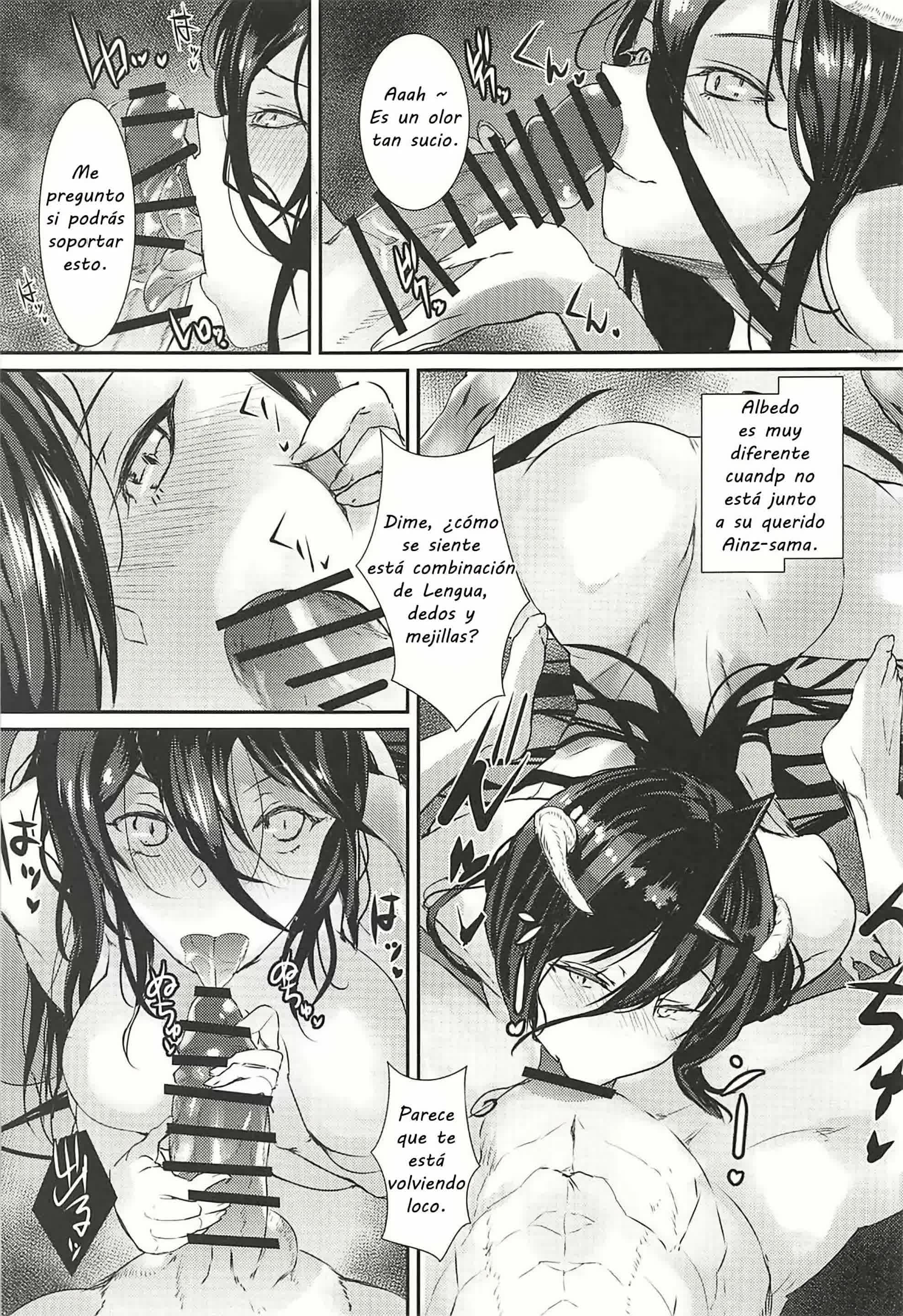Albedo Yokkyuu Fuman - La frustración de Albedo Comic porno