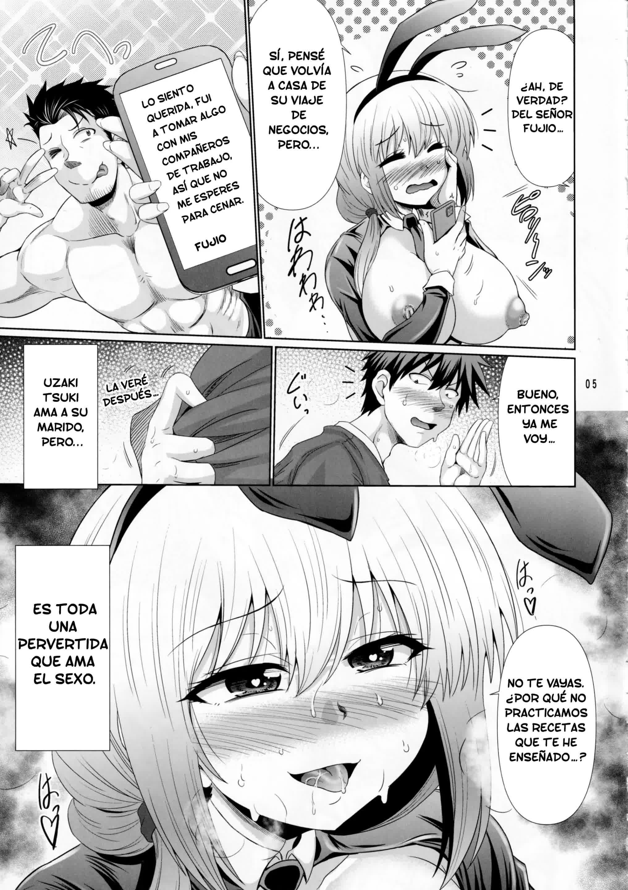 La Mama de Uzaki es una pervertida! Comic porno