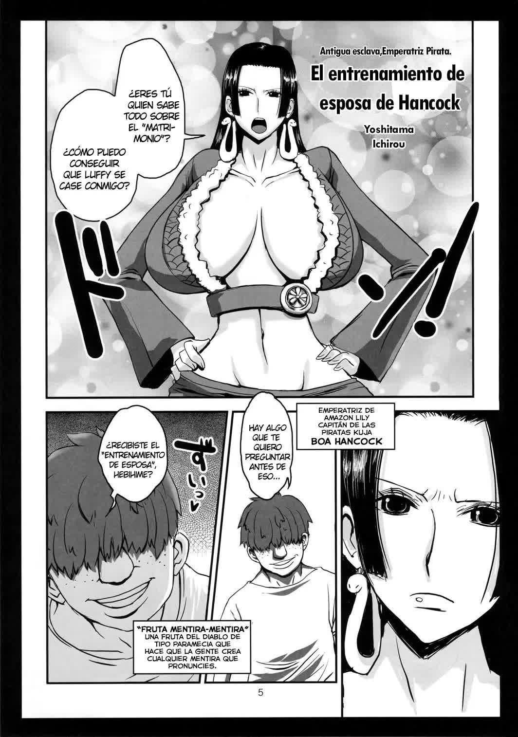 Metabolism-H Moto Dorei Kaizoku Jotei Hancock no Hanayome Shiyugyou Comic porno