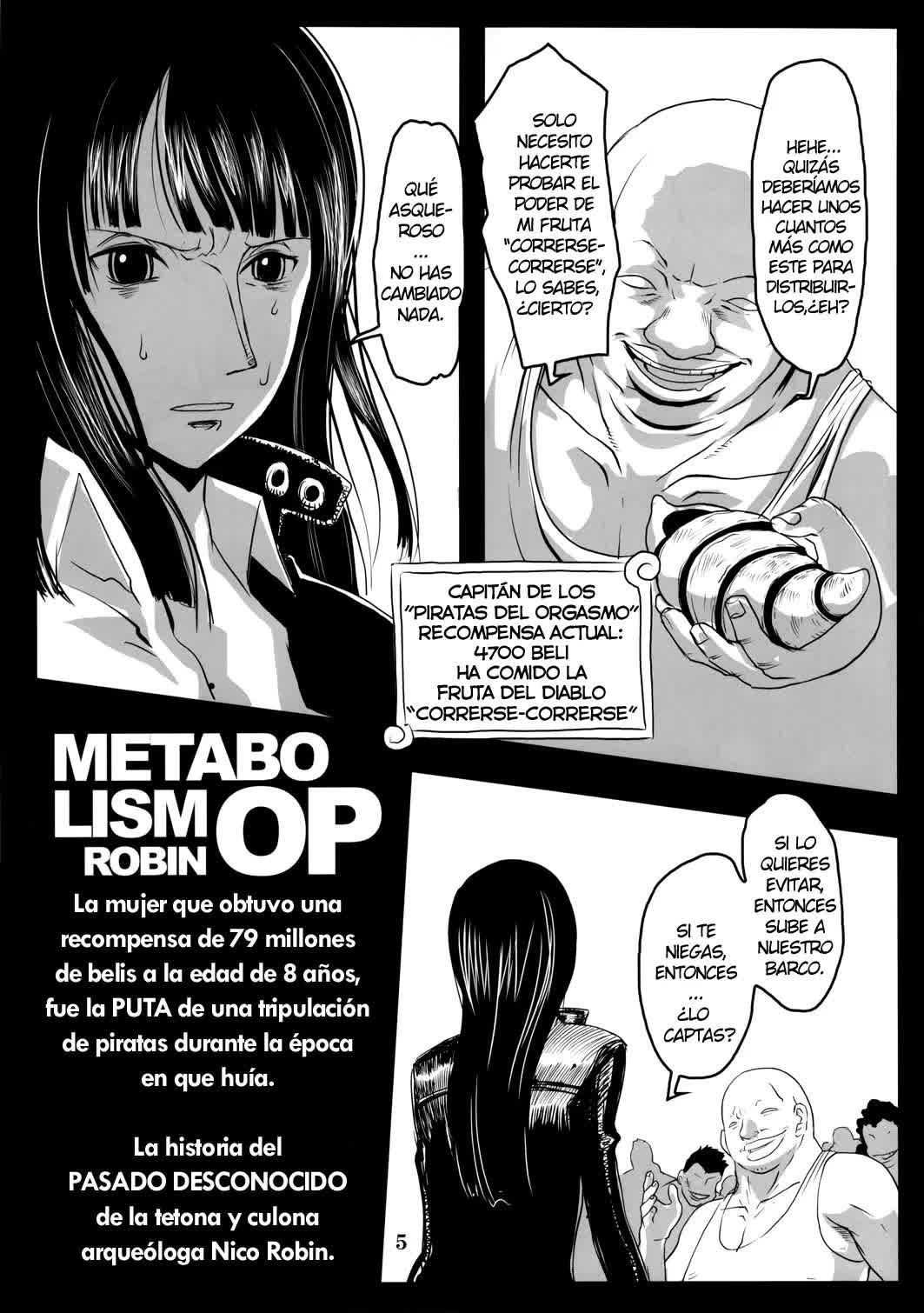Metabolism-OP Kyonyuu Kyoshiri Shoufu Nico Robin no Keshi Taikako Comic porno
