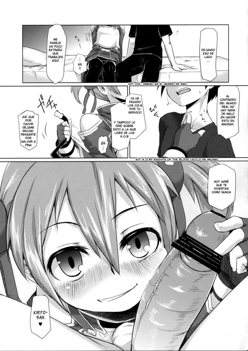 Silica-chan ni Oshiri Ijirareru Hon - Silica-chan jugando con tu culo Comic porno