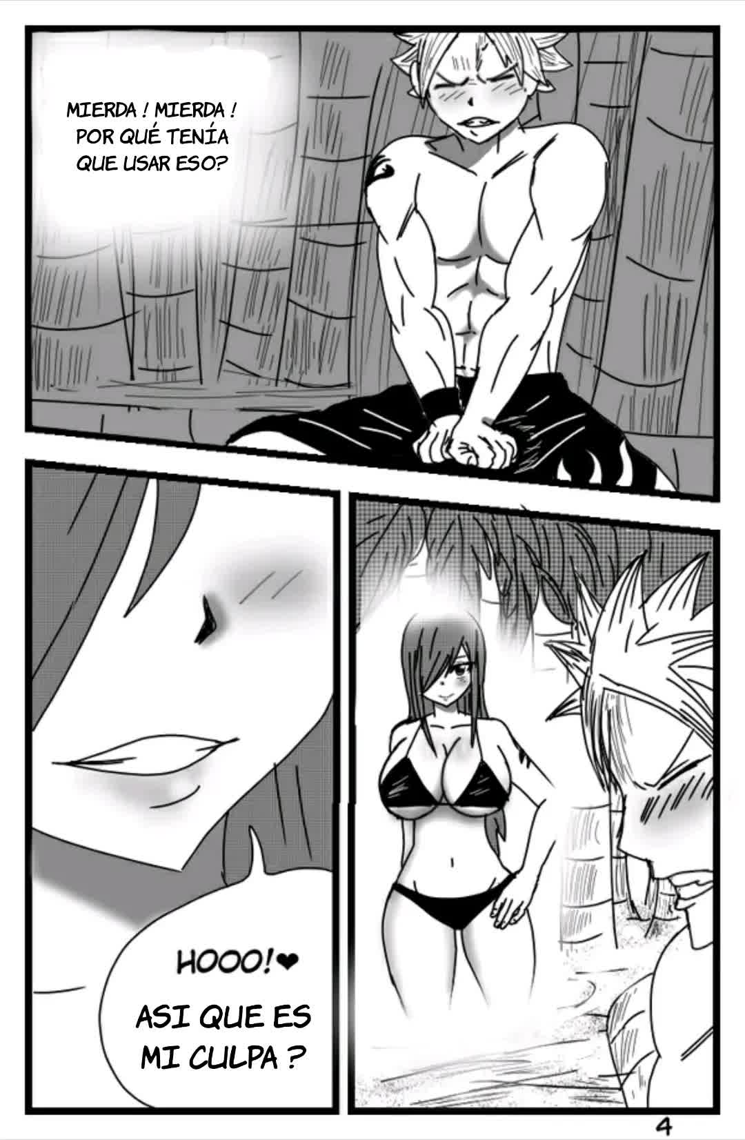 La ayuda de Erza Comic porno