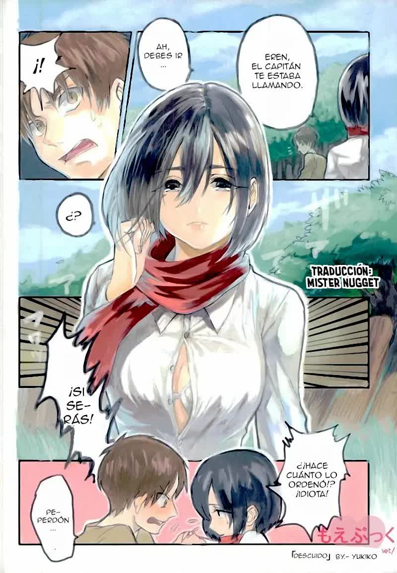 Eren ga Mikasa ni Sukihoudai - Eren quiere a Mikasa Comic porno
