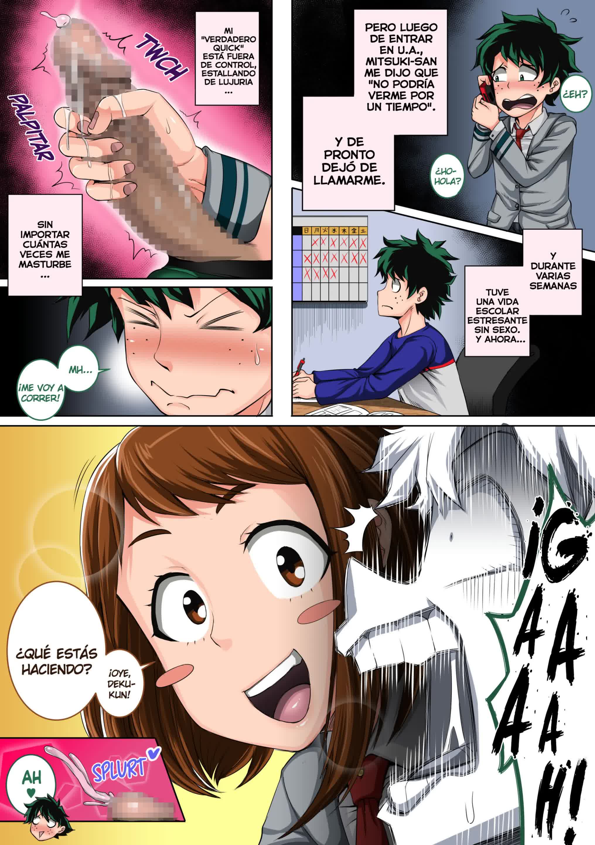 Boku no Harem Academia - 3-wa Ochako Hen 'Arata na SEX Friend' Comic porno