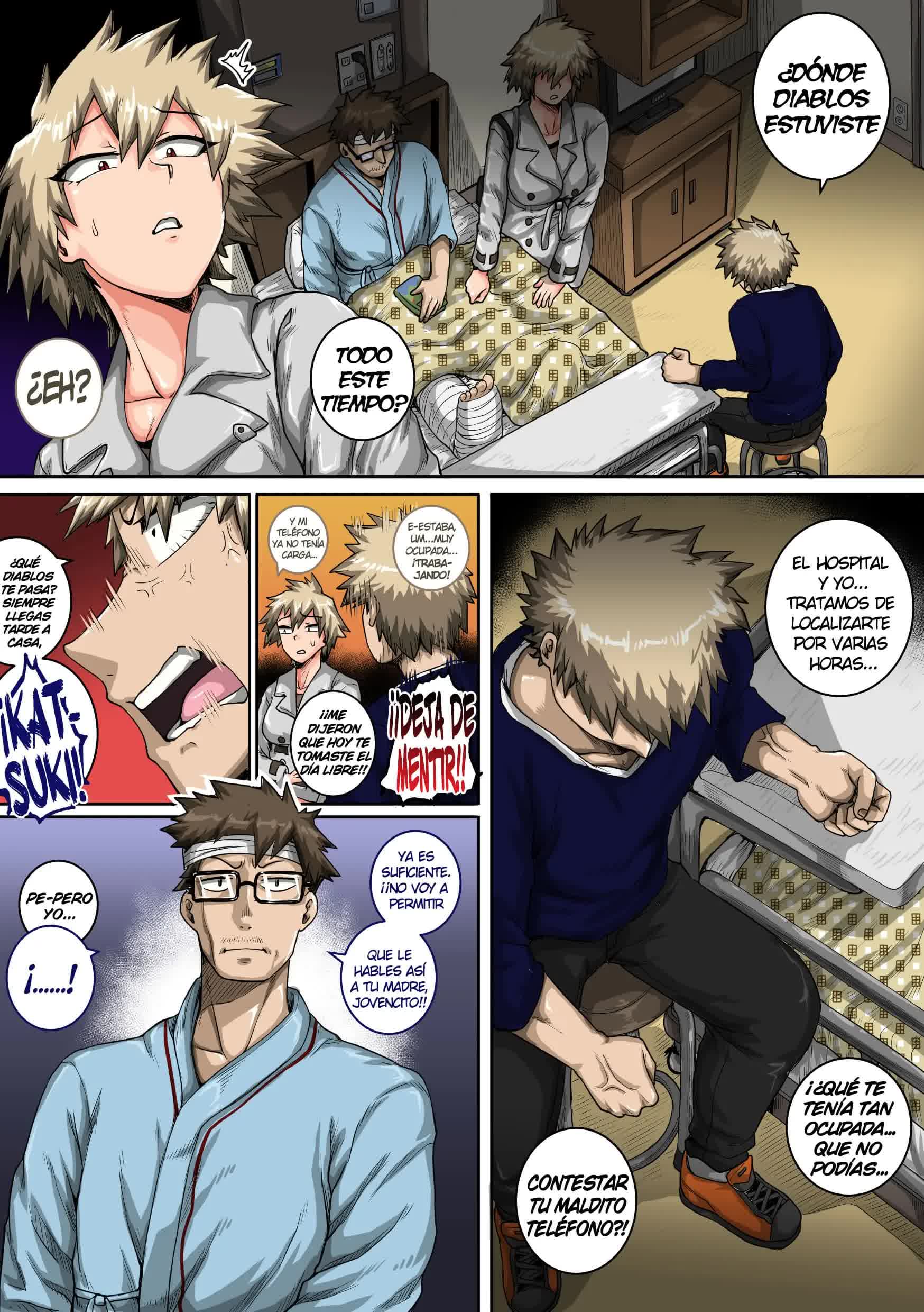 Boku no Harem Academia Bakugou Mama to no Natsuyasumi 'Chuuhen' Comic porno