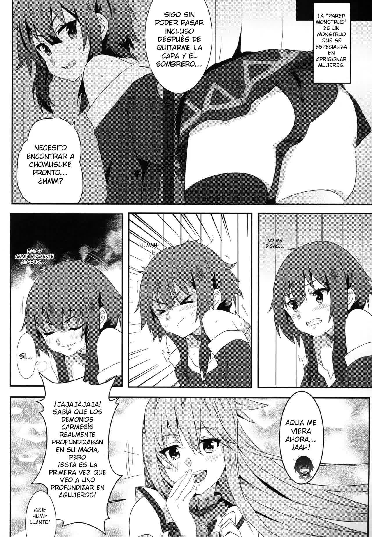Megumin ni Kareina Shasei o! 3 - ¡Bendiciendo a Megumin con una Magnífica Explosión! 3 Comic porno