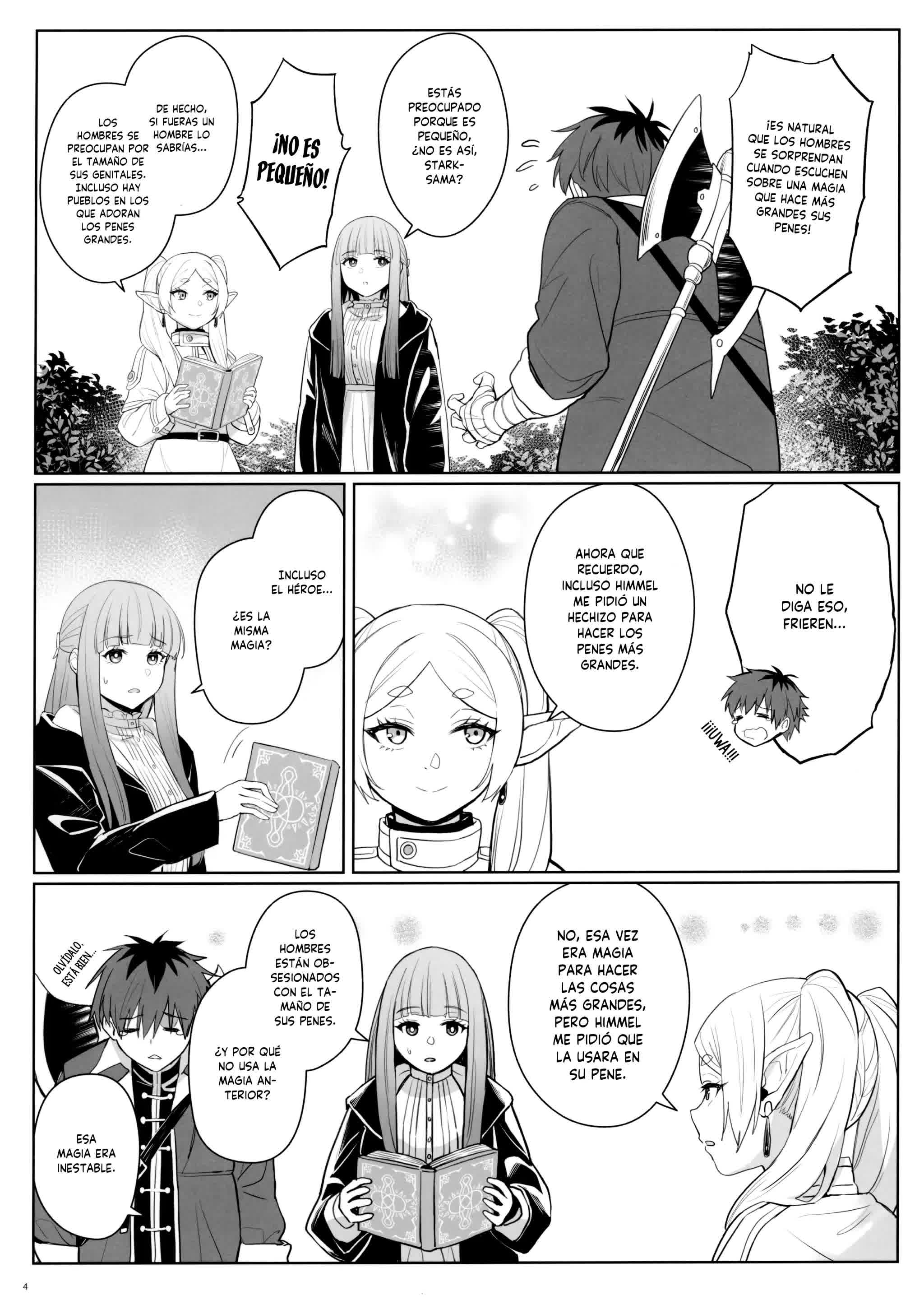 La Magia que Hace más Grande el Pene Comic porno