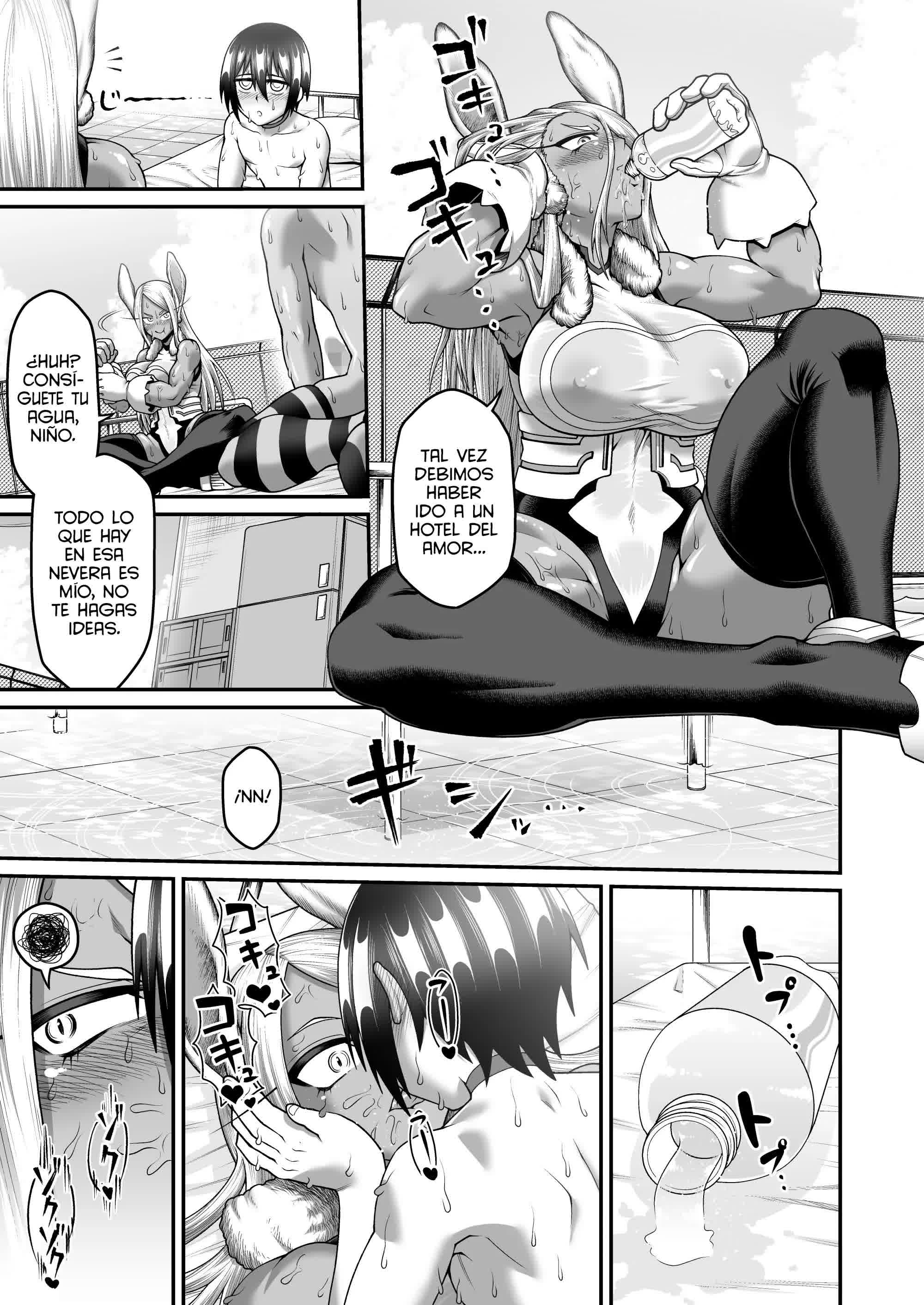 Mirko Onee-san to Manatsu no Hatsujouki - El Calor de Verano de Mirko Comic porno
