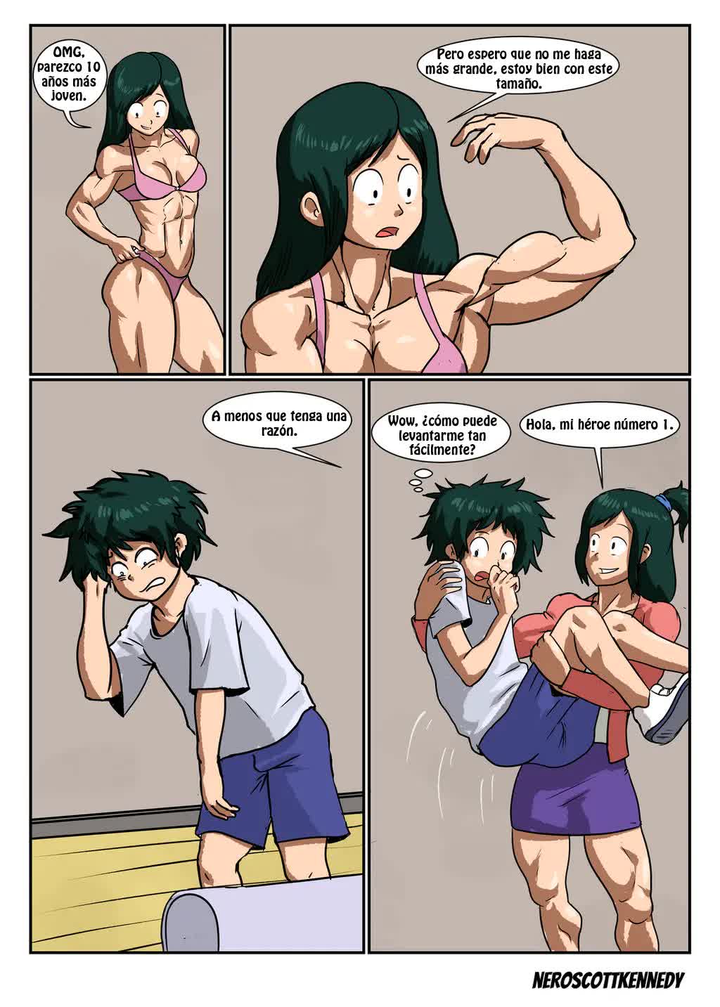 Strong mom Comic porno