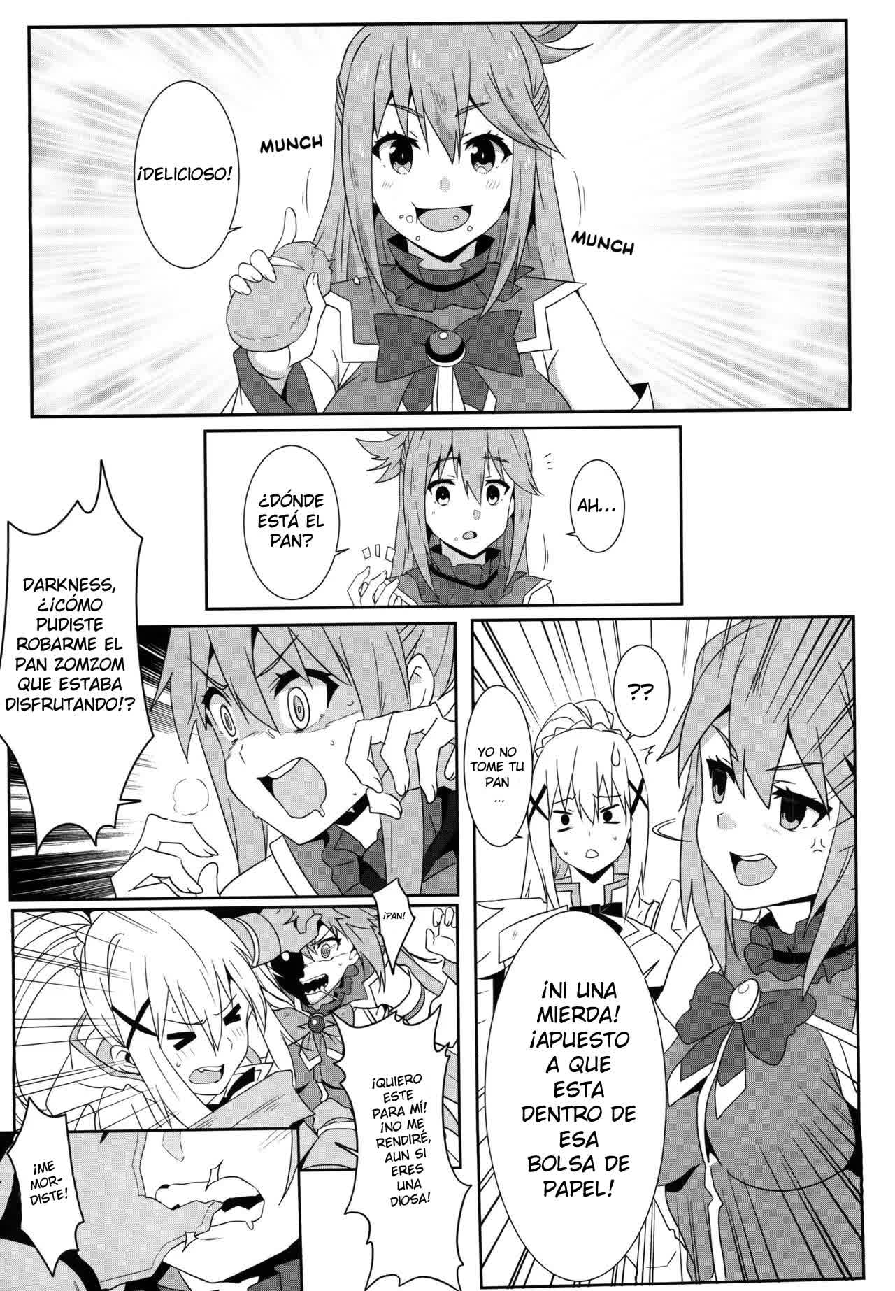 Megumin ni Kareina Shasei o! 4 - ¡Bendiciendo a Megumin con una Magnífica Explosión! 4 Comic porno