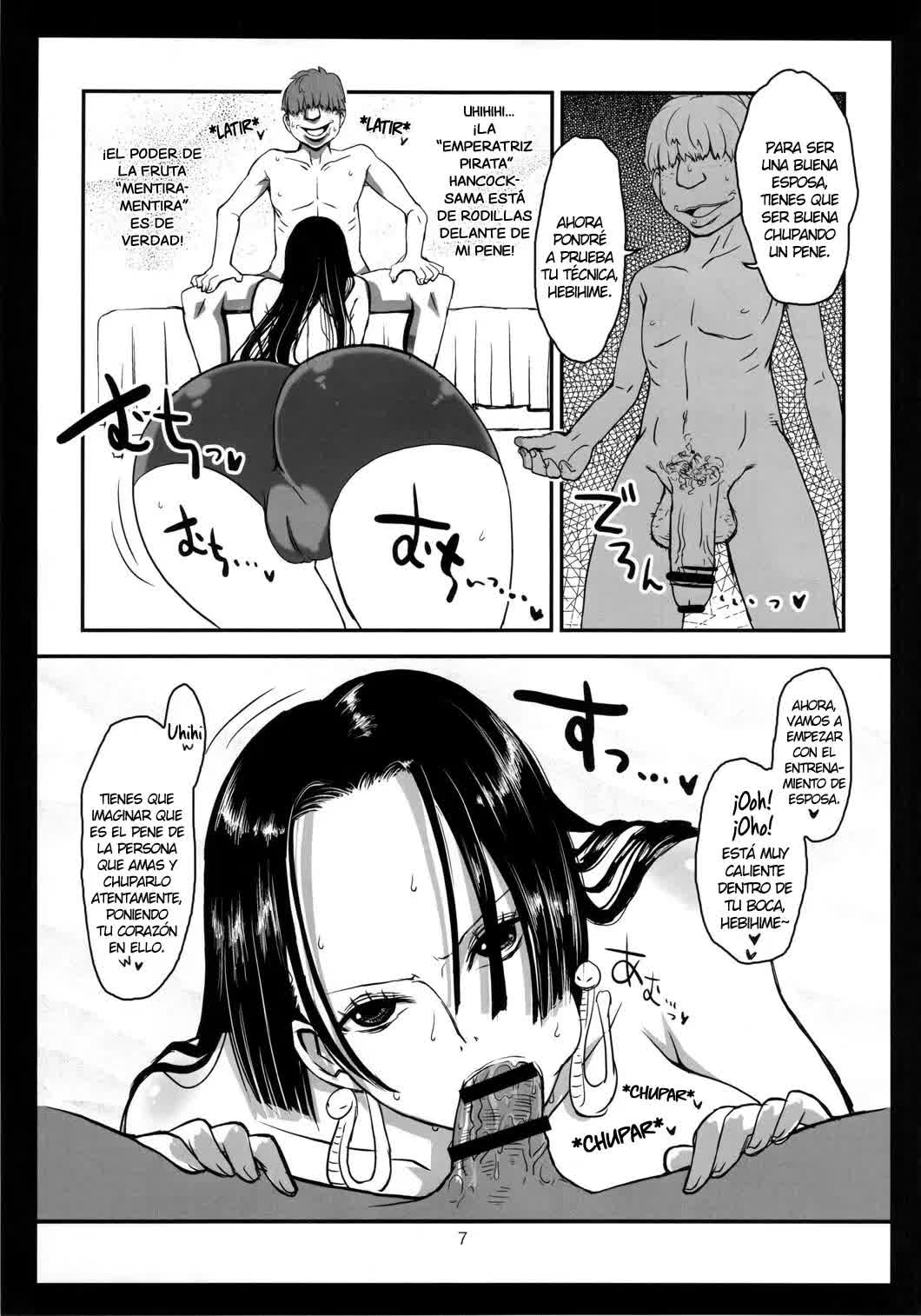 Metabolism-H Moto Dorei Kaizoku Jotei Hancock no Hanayome Shiyugyou Comic porno