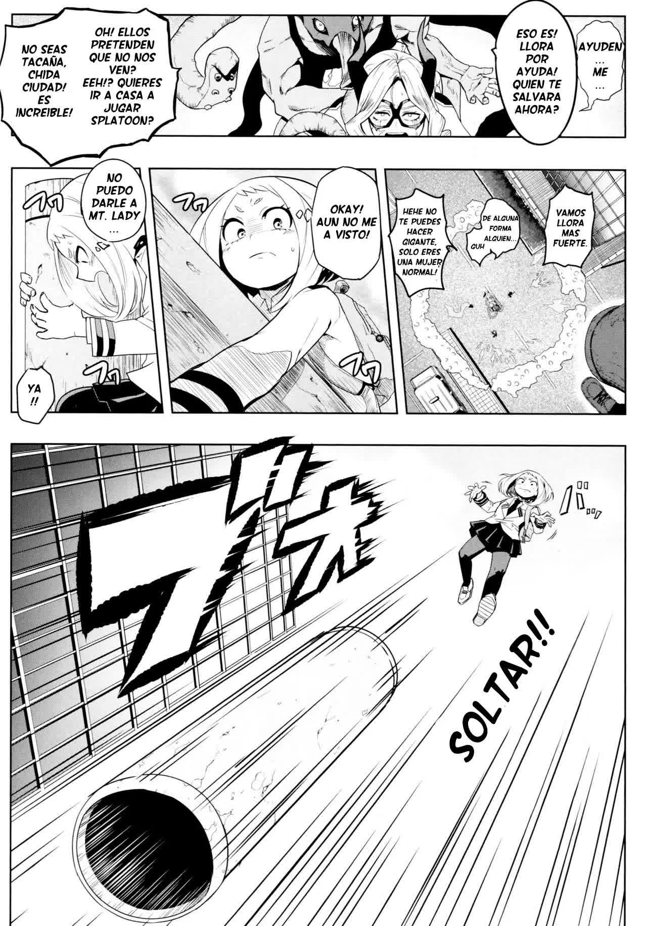 Saredo Uraraka ni! Ikari no Gachimacchi - Still Behave Uraraka! Comic porno