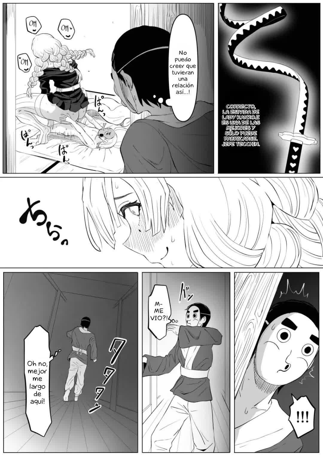 Bitch Kanroji Mitsuri - La puta de Mitsuri Kanroji Comic porno