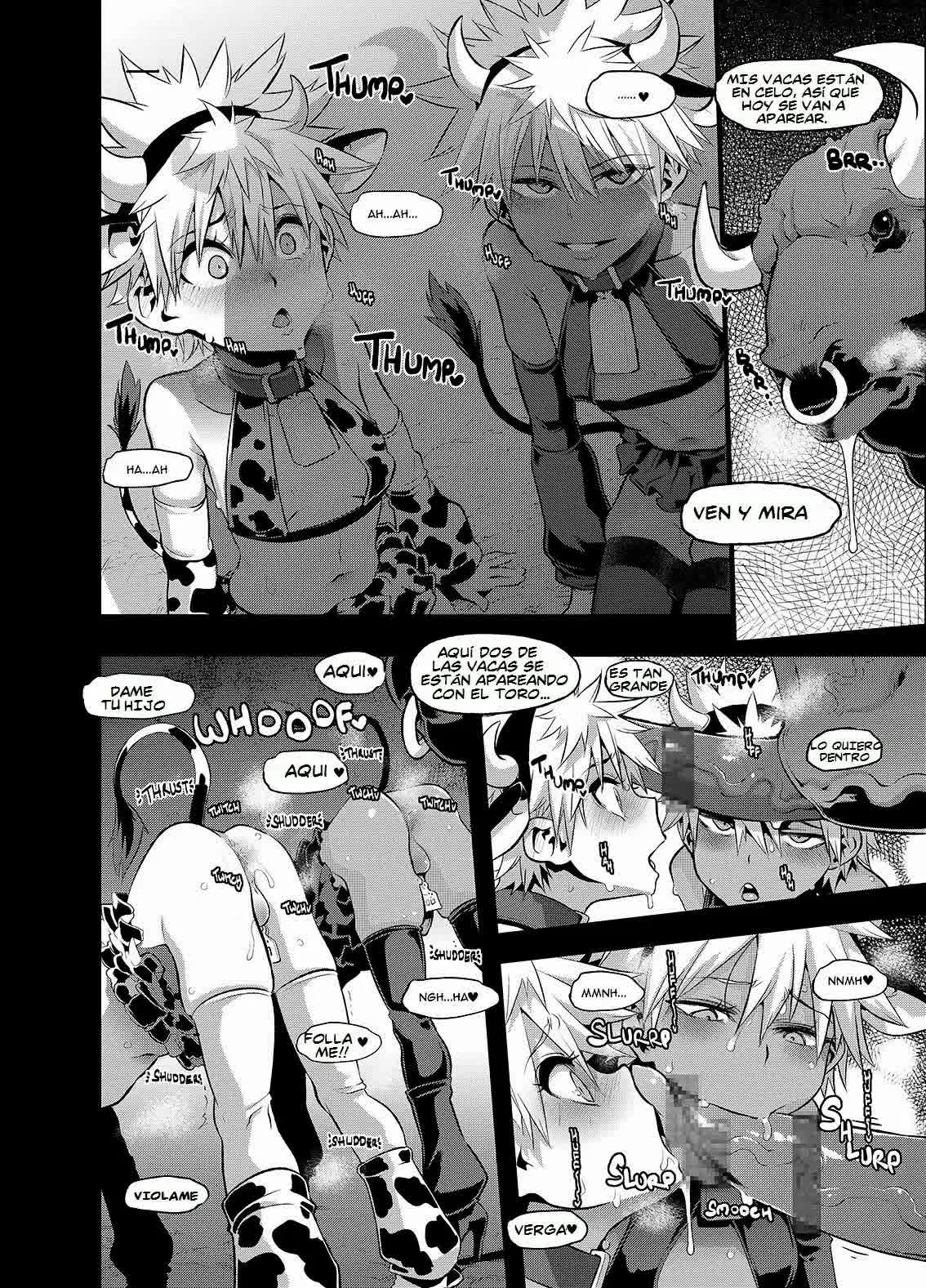Ketsu ni Nerai o Cow & Ass - Goin' For That Booty Cow & Ass Comic porno