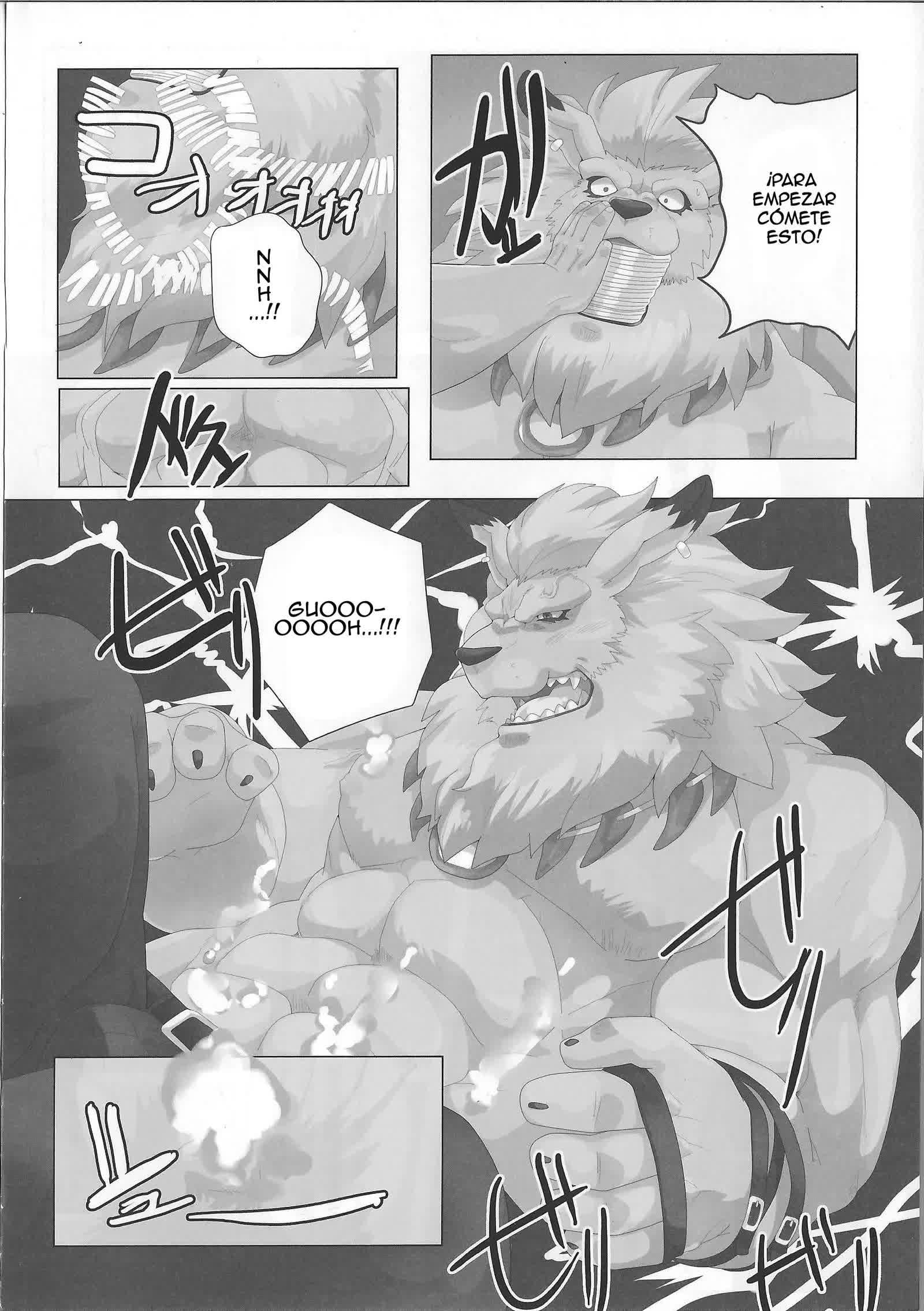 Seigi no Shishi Juujin-gata Denshi Seimeitai ga Sadame o Kutsugaesu ni wa - For the Lion-Man Type Electric Life Form to Overturn Fate Comic porno