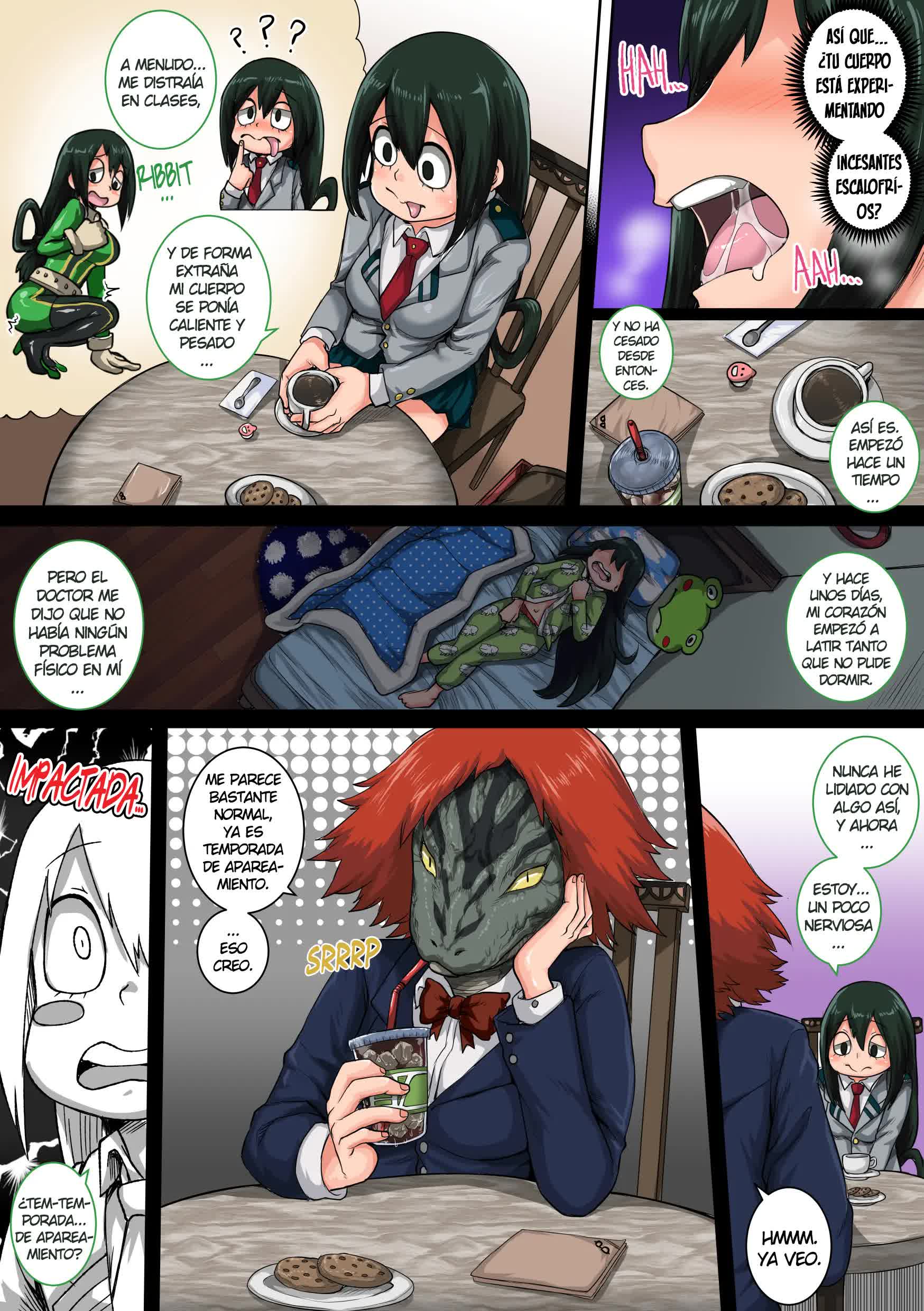 Boku no Harem Academia - 6-wa 'Doubutsu-teki na Kanojo' - My Harem Academia 6 La Chica (Rana) con Instintos Animales Comic porno