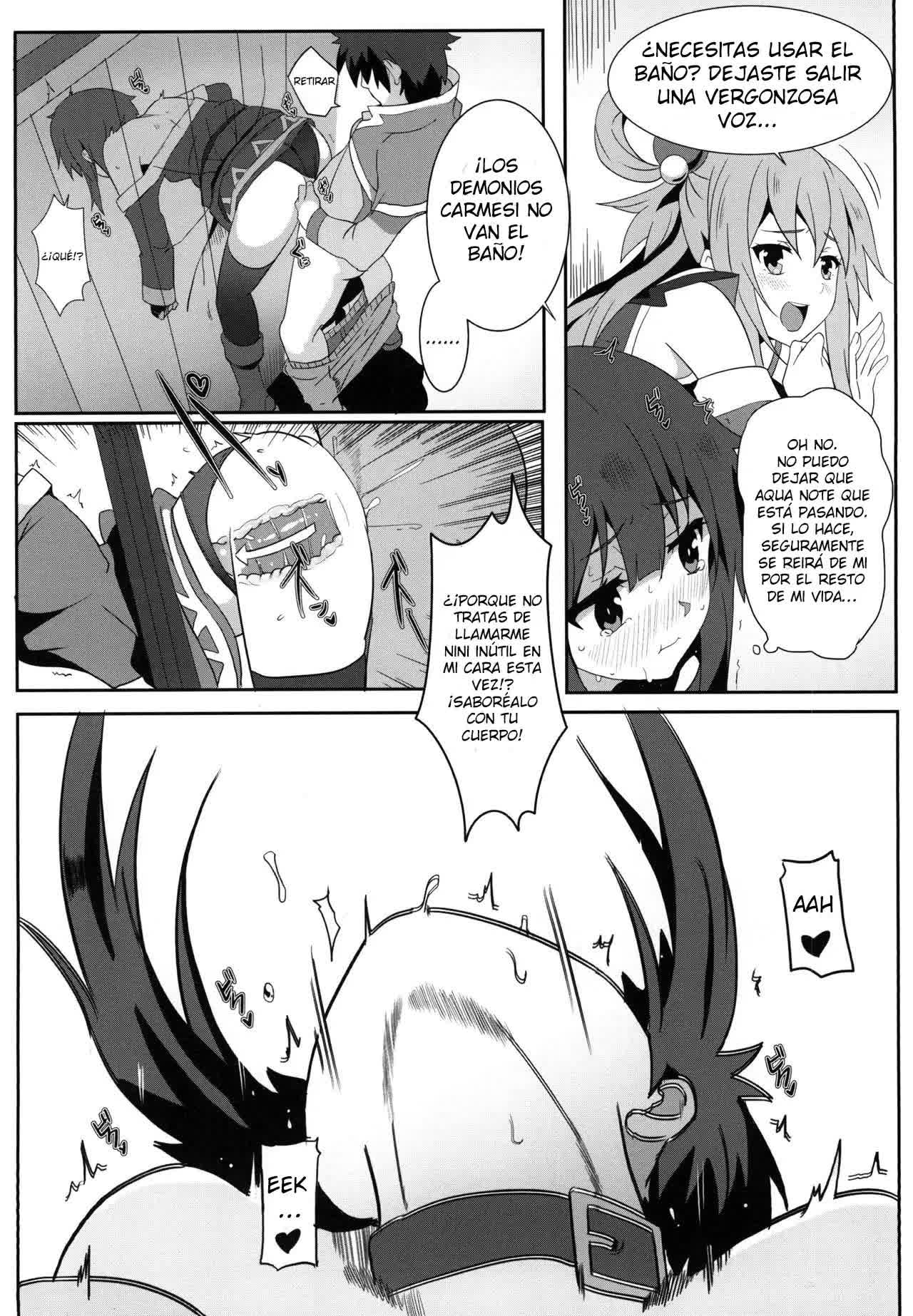 Megumin ni Kareina Shasei o! 3 - ¡Bendiciendo a Megumin con una Magnífica Explosión! 3 Comic porno