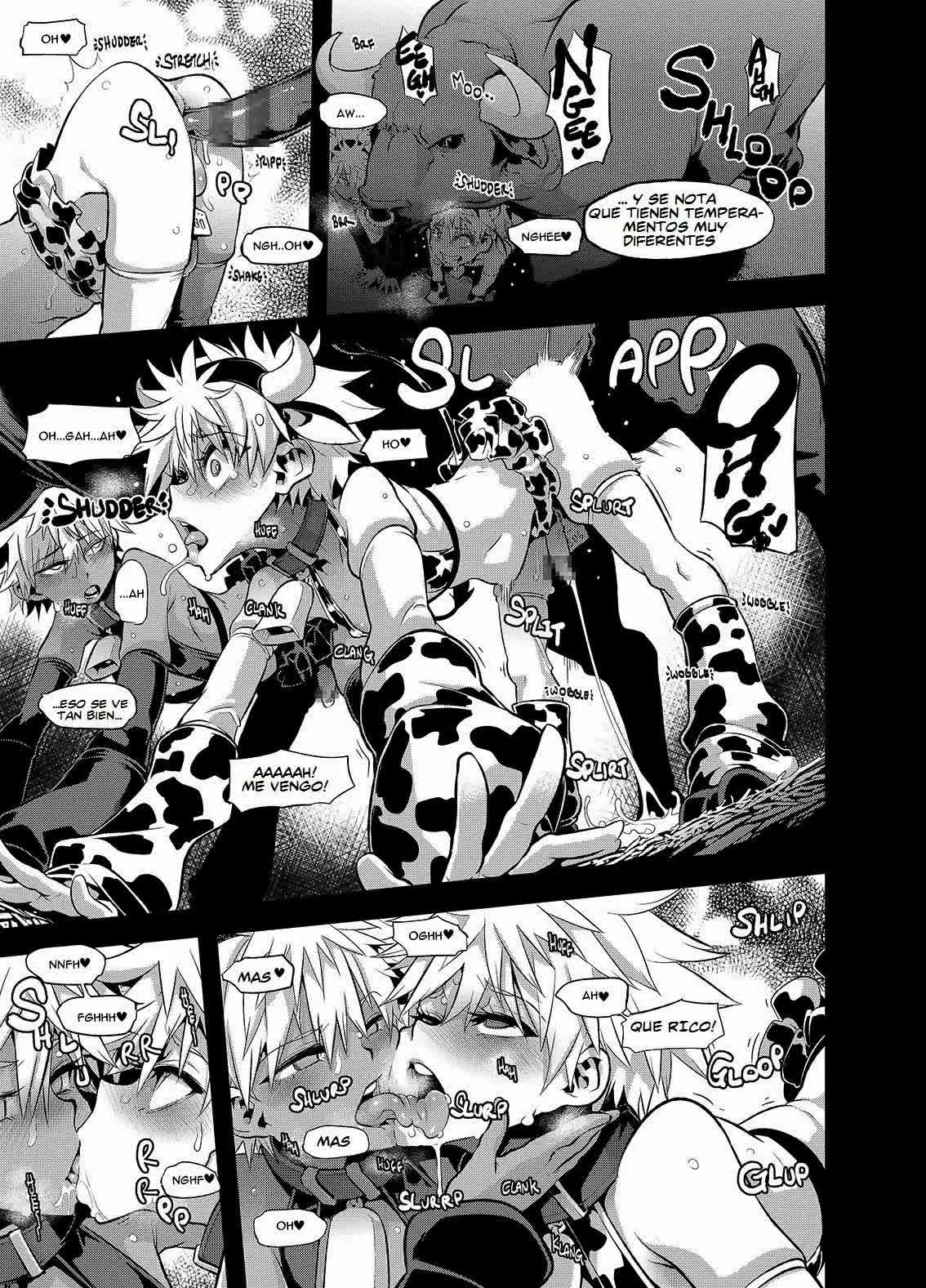 Ketsu ni Nerai o Cow & Ass - Goin' For That Booty Cow & Ass Comic porno