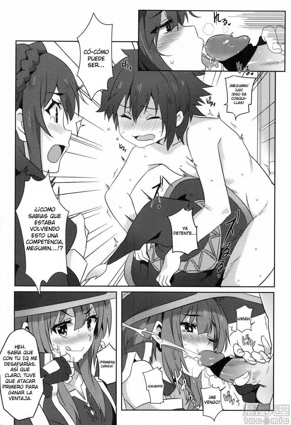 Megumin ni Kareina Shasei o! 2 - ¡Bendiciendo a Megumin con una Magnífica Explosión! 2 Comic porno