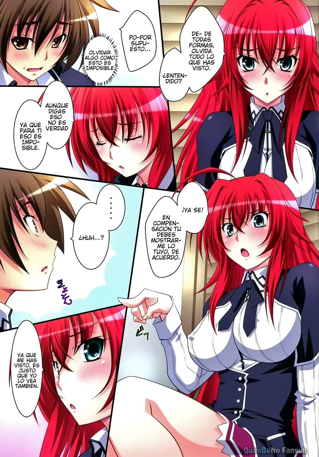 Scarlet princess Rias Daisuki! Comic porno
