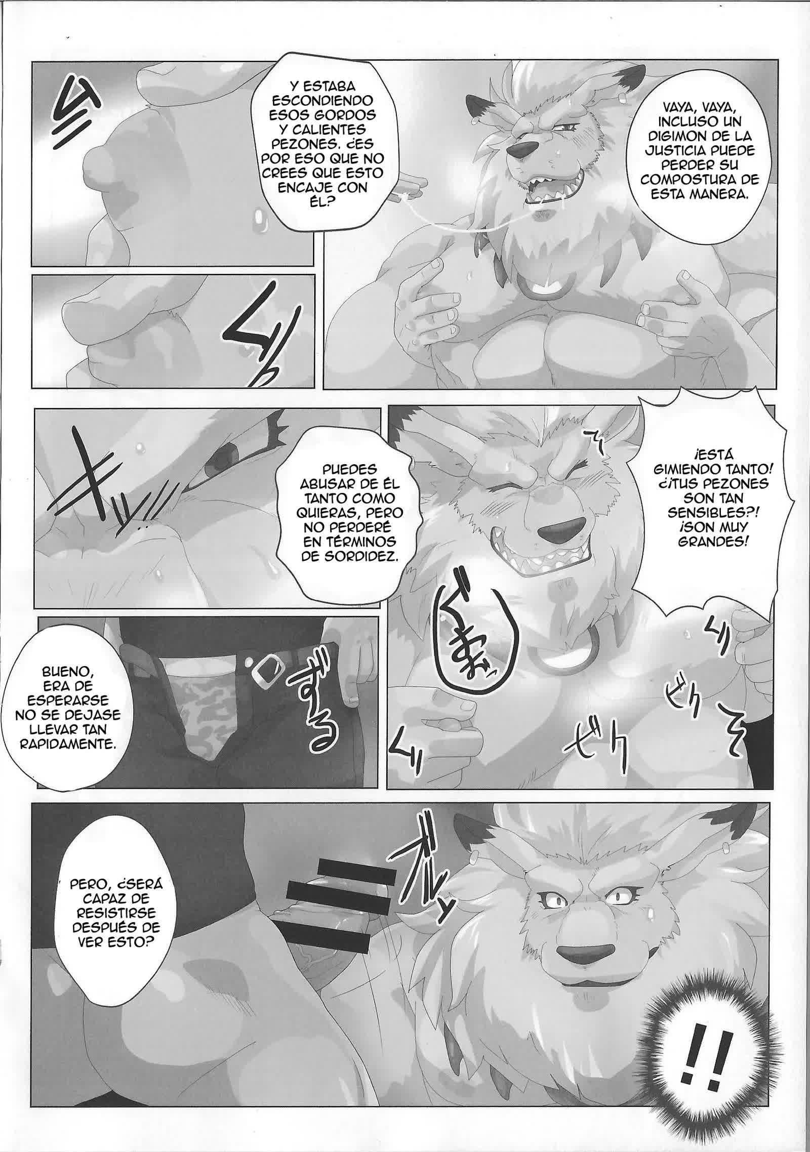 Seigi no Shishi Juujin-gata Denshi Seimeitai ga Sadame o Kutsugaesu ni wa - For the Lion-Man Type Electric Life Form to Overturn Fate Comic porno
