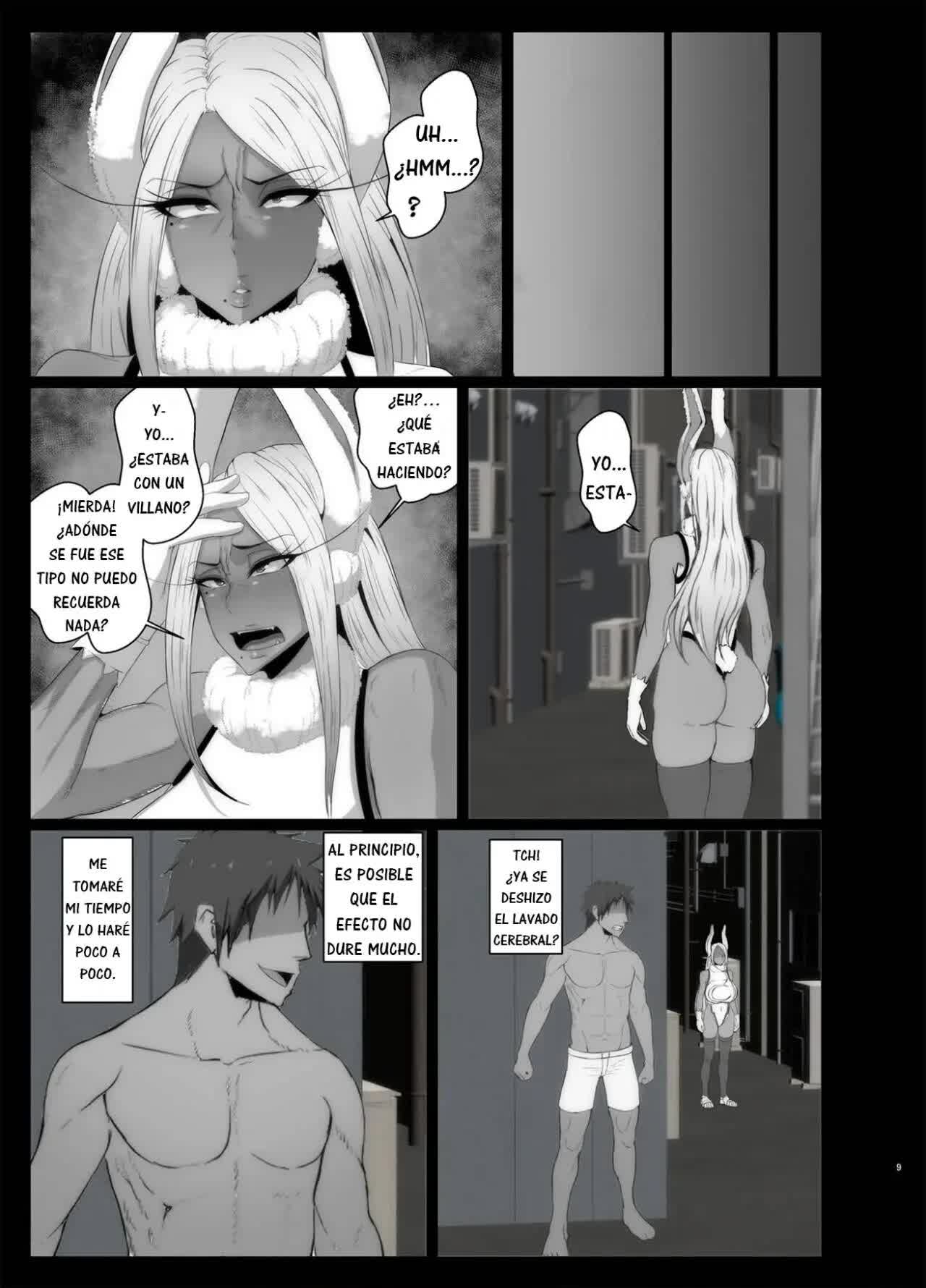 Sennou Haiboku Rabbit Hero - La heroina coneja derrota por lavado de cerebro Comic porno