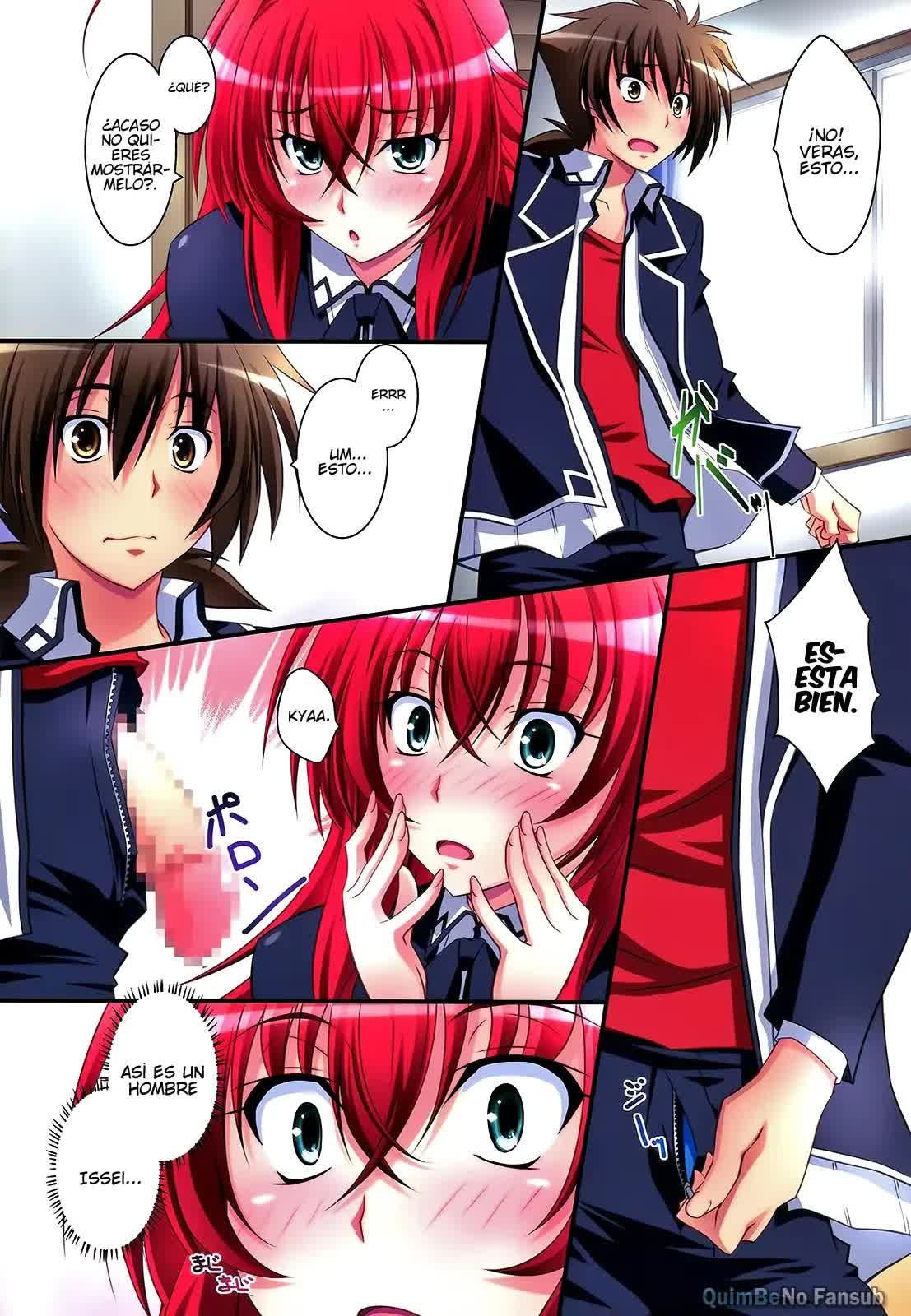 Scarlet princess Rias Daisuki! Comic porno