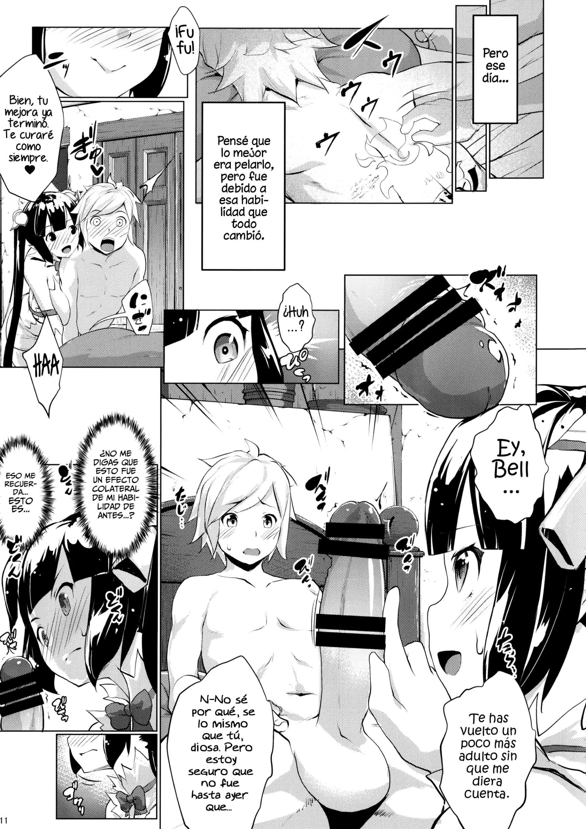 Hestia ni Seiyoku o Moteamasu no wa Machigatteiru Darou ka - Está mal satisfacer los deseos sexuales de Hestia? Comic porno