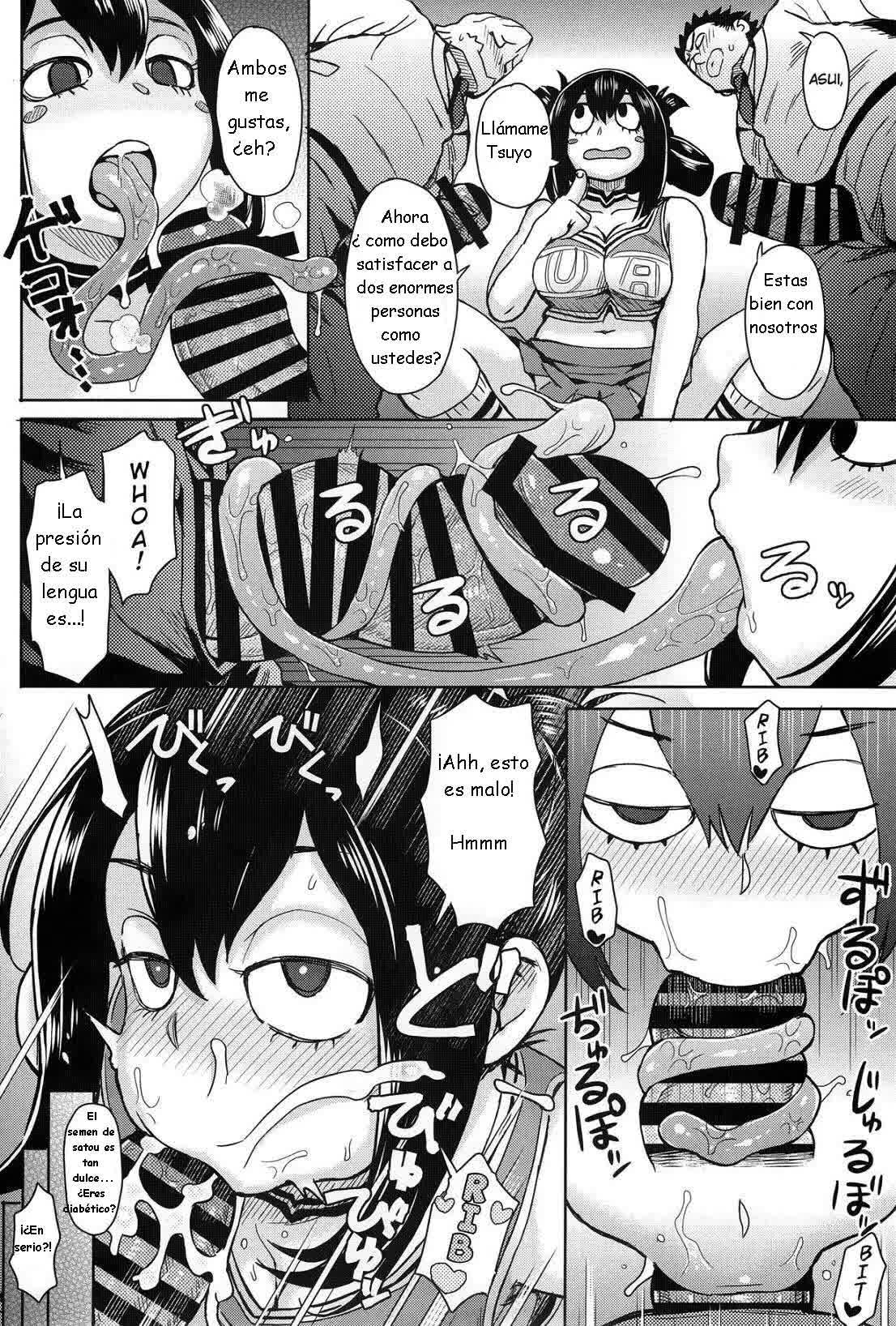 Uraraka Ura Fuuzoku - Detrás de escena de prostitución Uraraka Comic porno