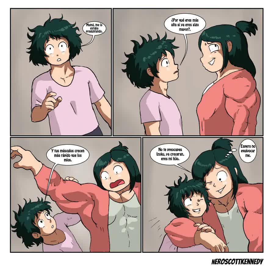 Strong mom Comic porno