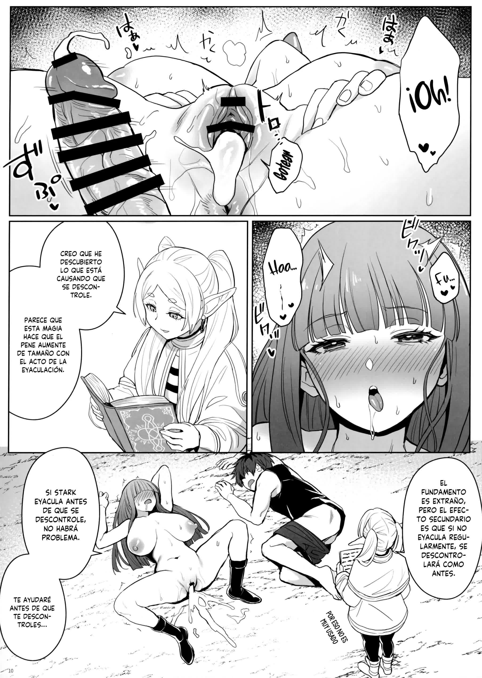 La Magia que Hace más Grande el Pene Comic porno