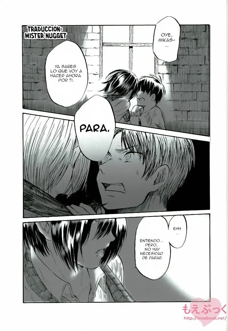 Eren ga Mikasa ni Sukihoudai - Eren quiere a Mikasa Comic porno