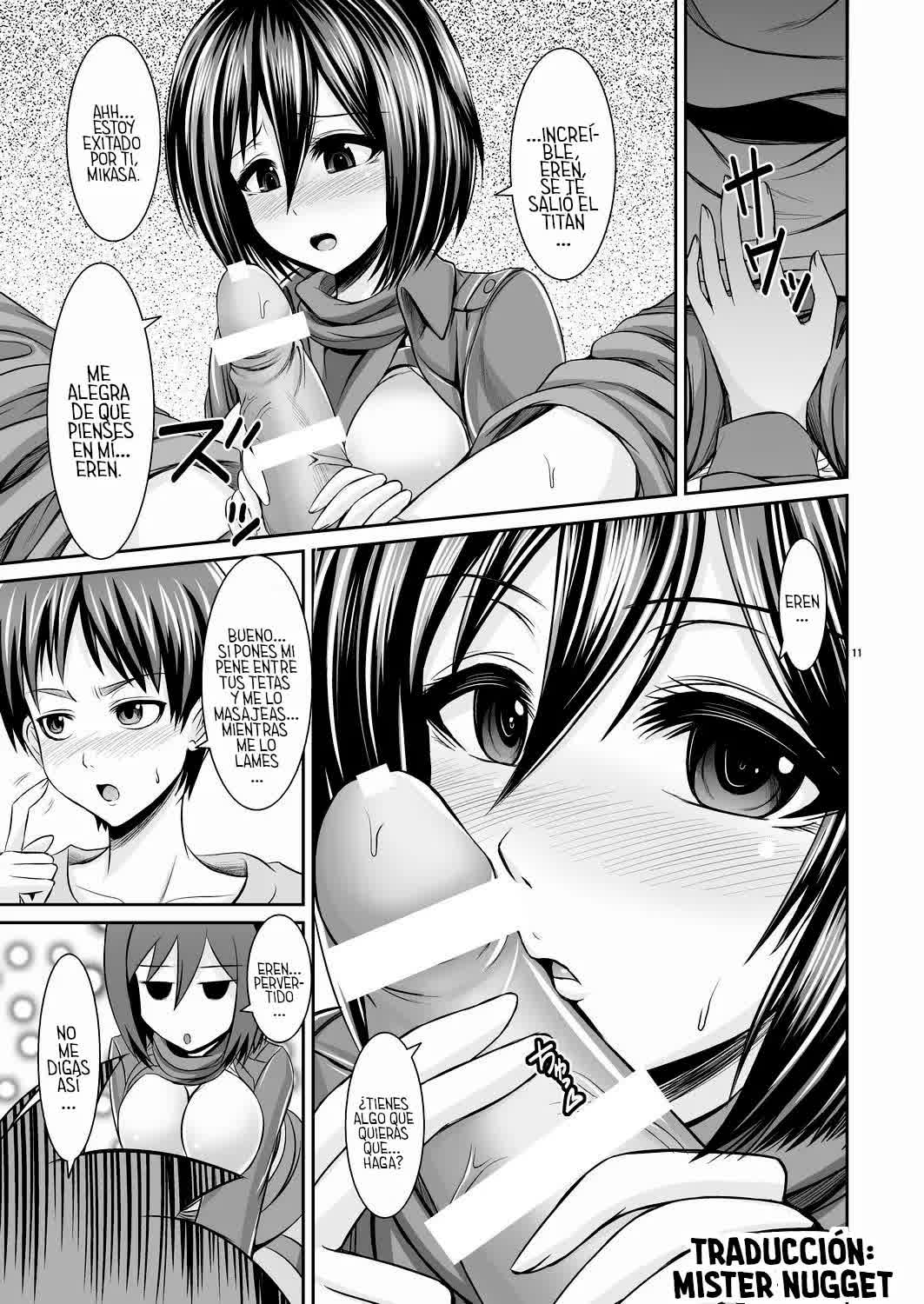 Shingeki no Kyonyuu Mikasa - attack on mikasa Comic porno