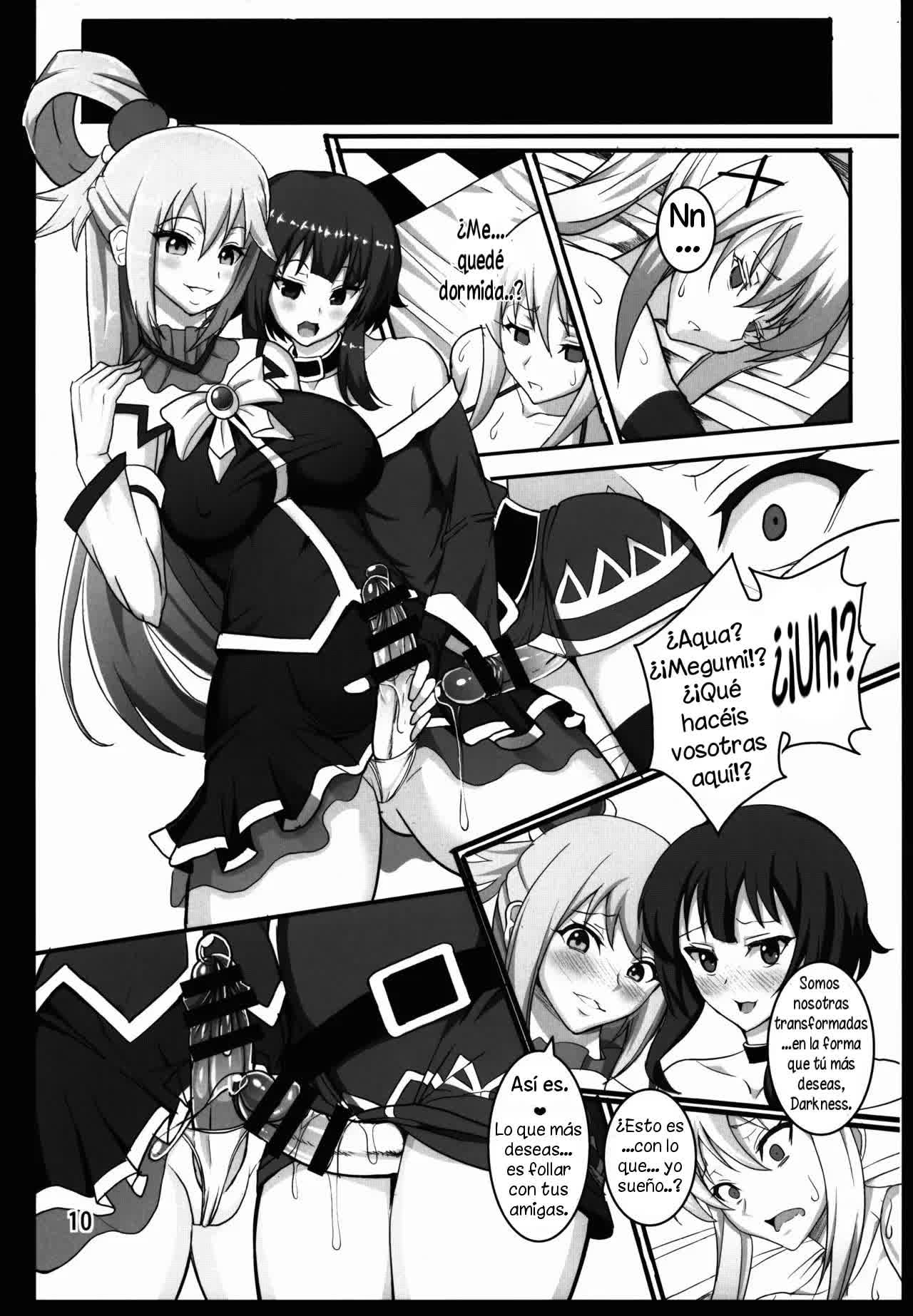 Kono Subarashii Inmu ni Syukufuku o! Comic porno