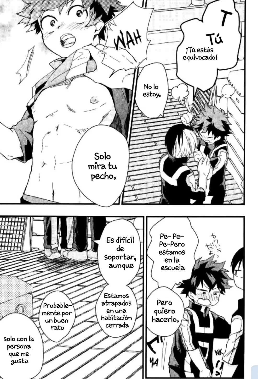 Midoriya-kun Y Todoroki-kun Son XXX En El Armario De Suministros De La Eh Comic porno