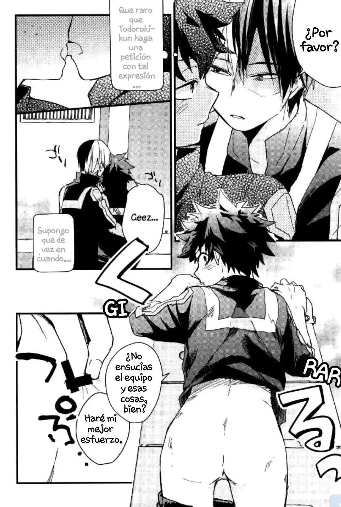 Midoriya-kun Y Todoroki-kun Son XXX En El Armario De Suministros De La Eh Comic porno