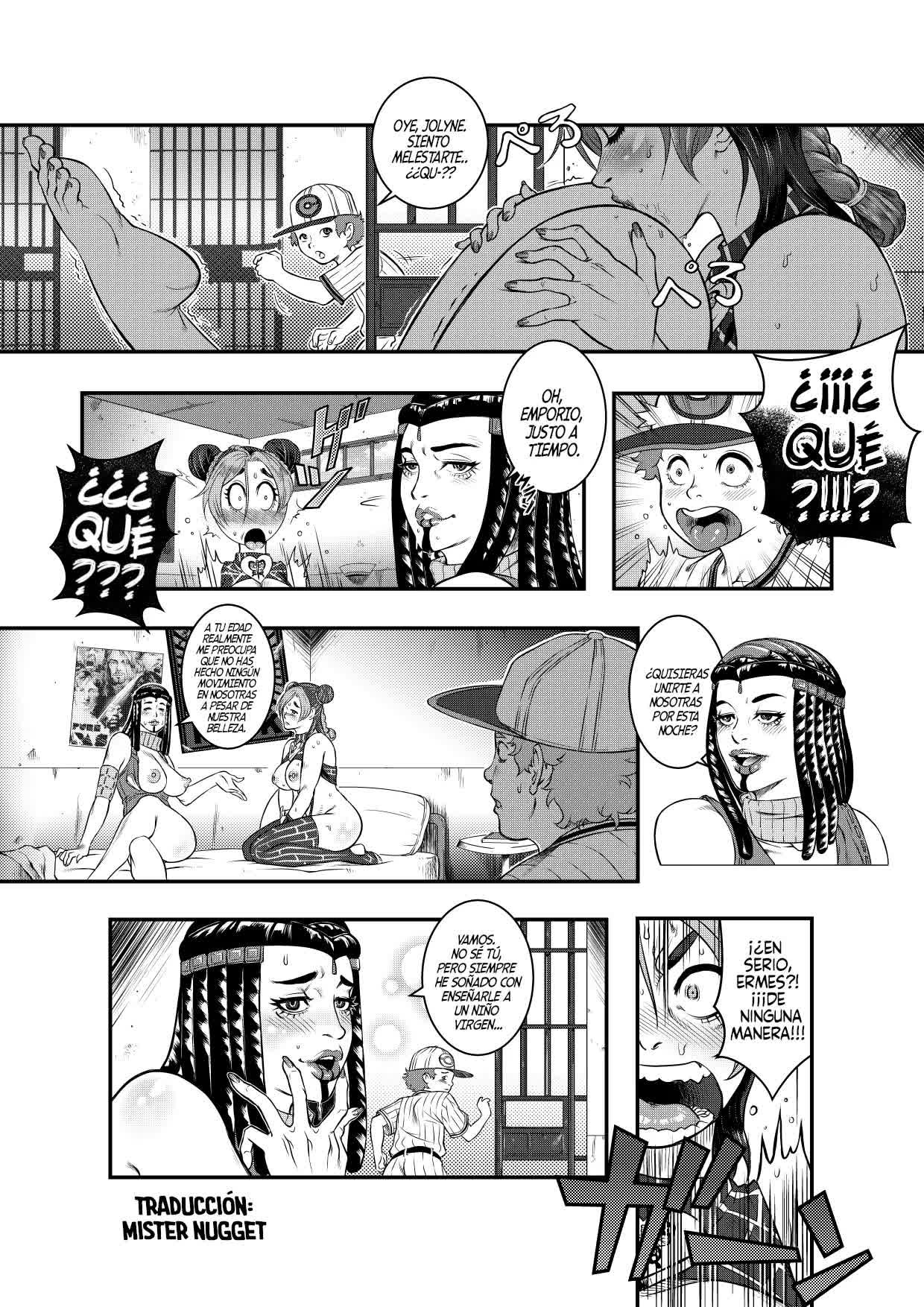 JoJo's Bizarre Adventure - Stone Ocean - Girls by Night Bonus Comic porno