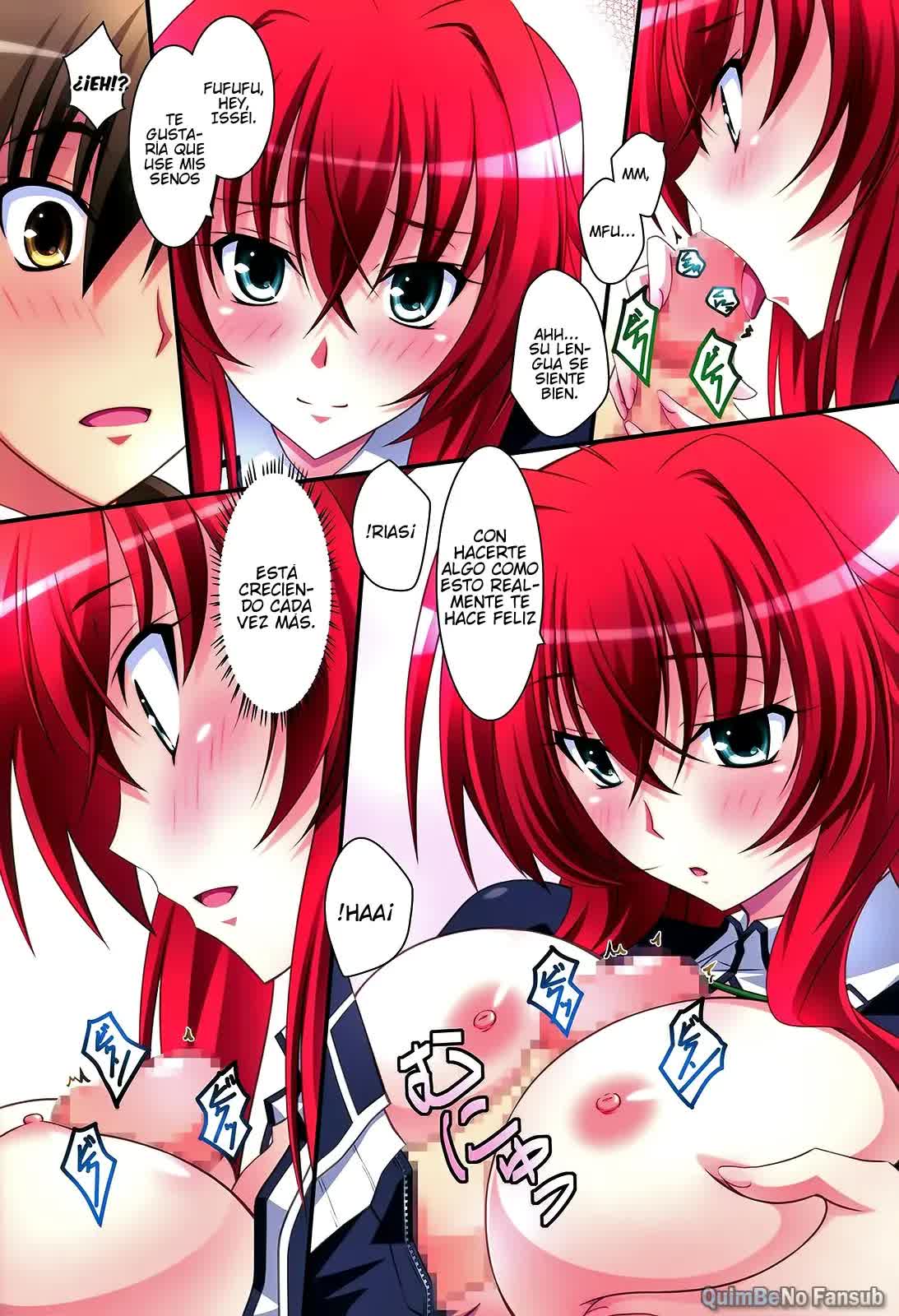 Scarlet princess Rias Daisuki! Comic porno