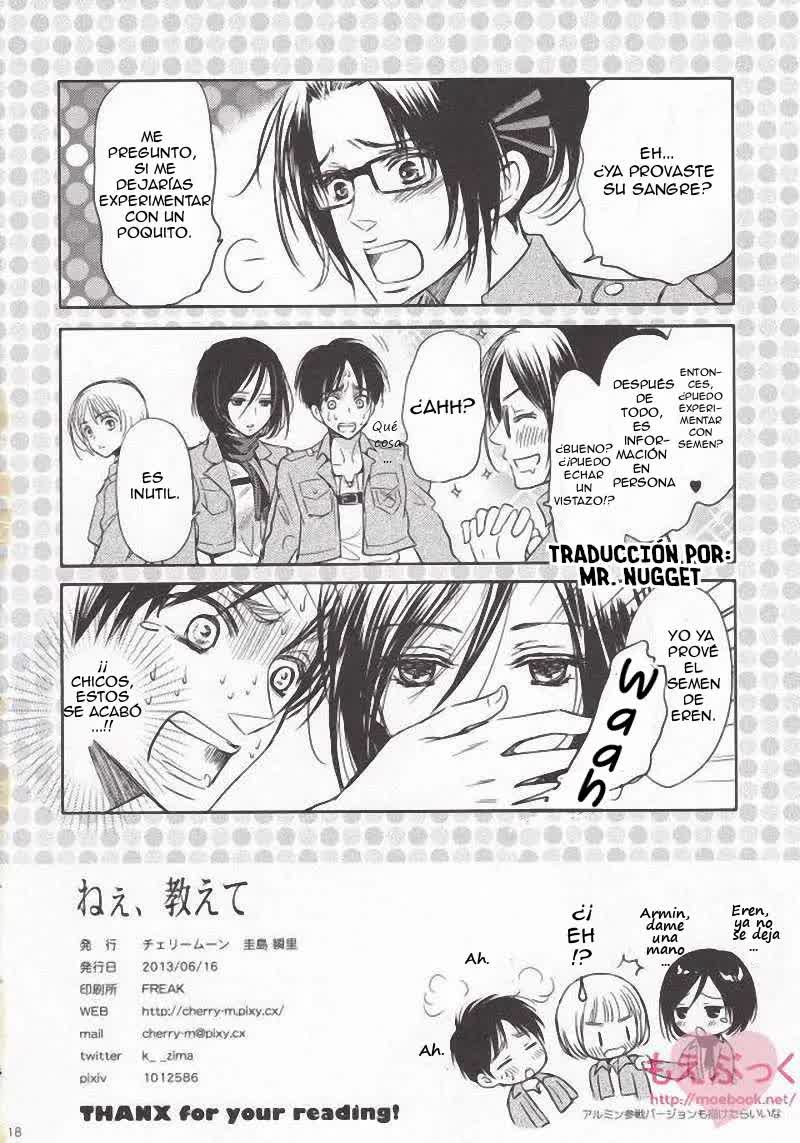 Nee, Oshiete Comic porno