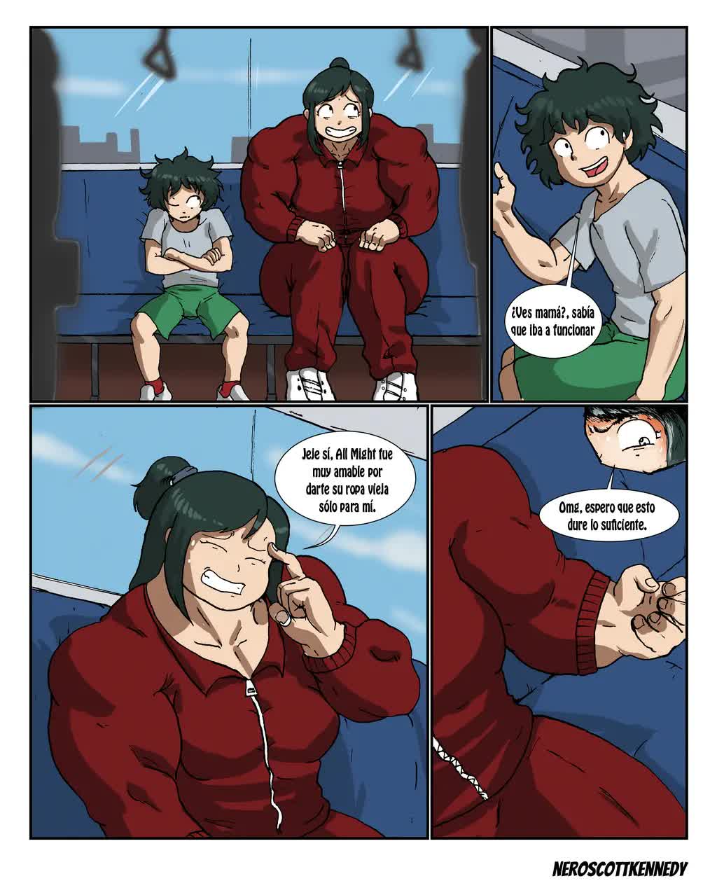 Strong mom Comic porno