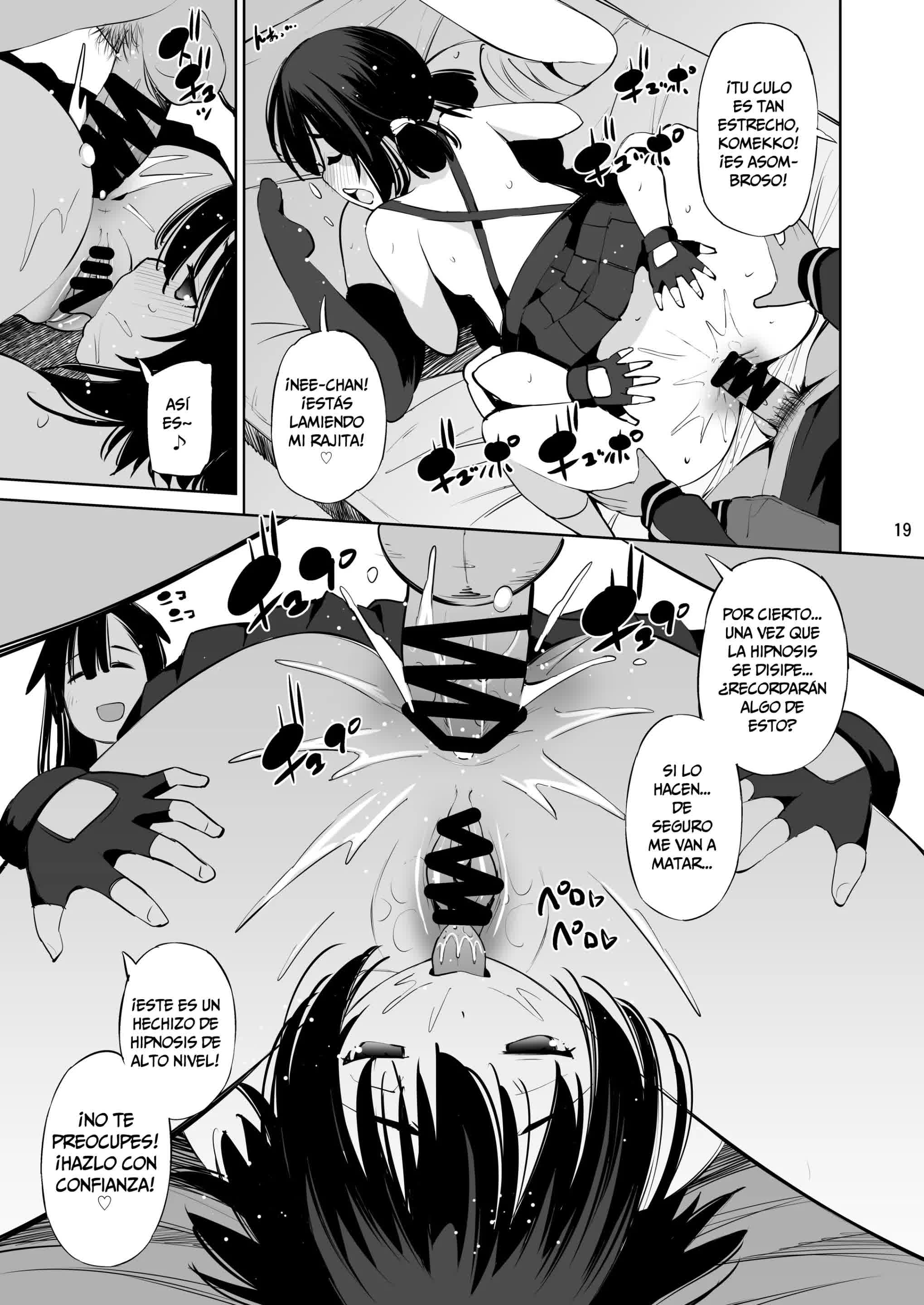 Kono Iyarashii Shimai ni Saimin o! - ¡Una Hipnosis para éstas Hermanas Lascivas! Comic porno