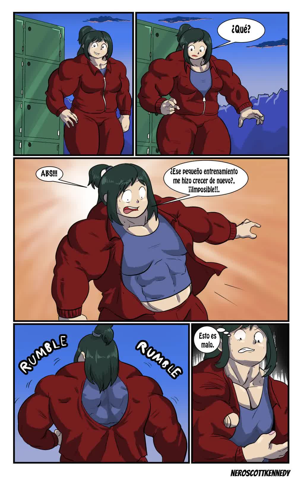 Strong mom Comic porno