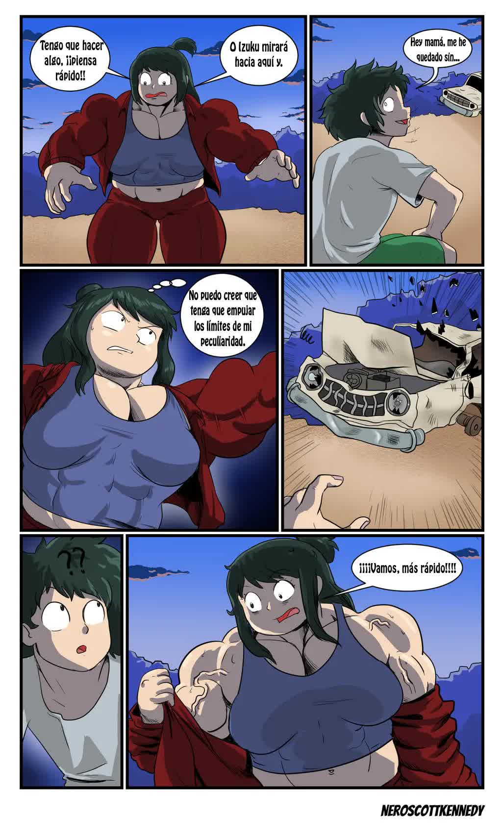 Strong mom Comic porno